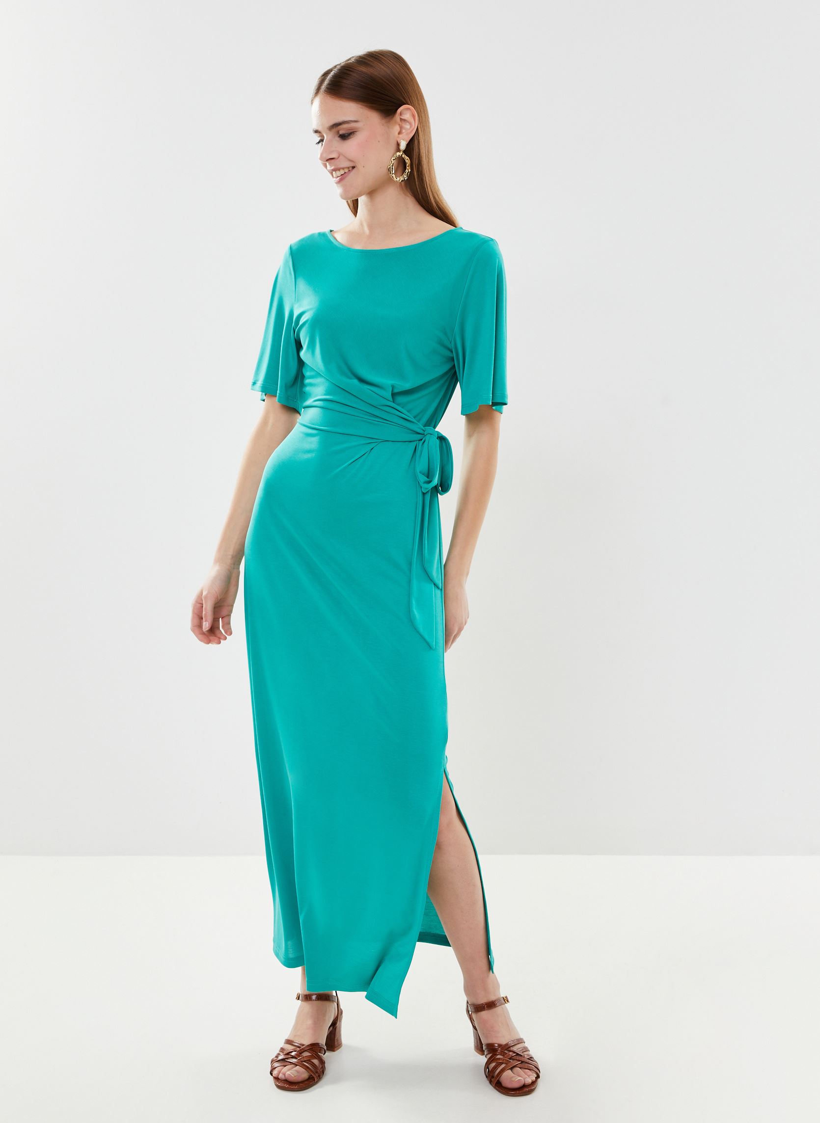 Robes longues Maryline_12370 femme vert Grace & Mila Robes longues Maryline_12370 femme vert Vert