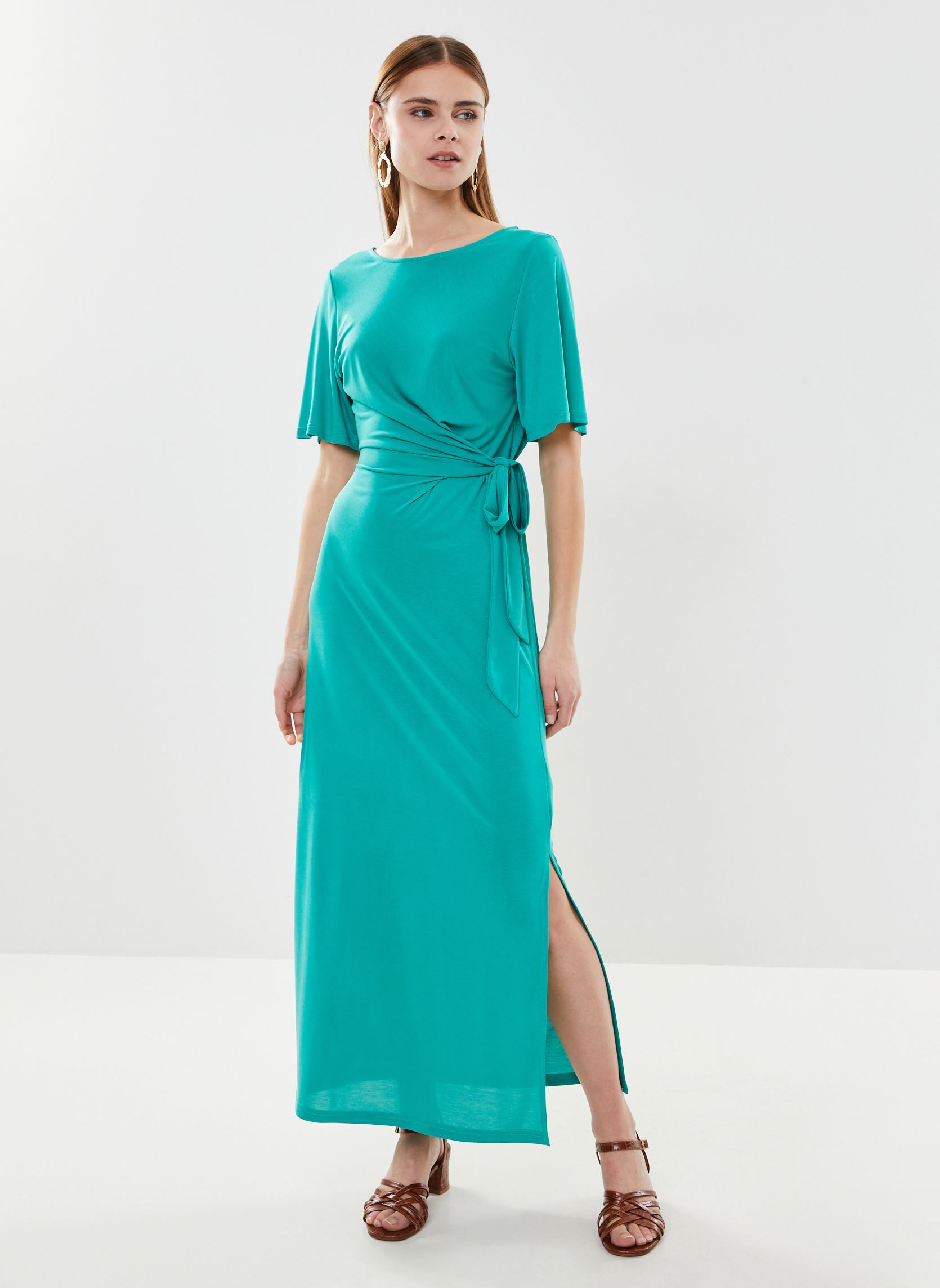 Robes longues Maryline_12370 femme vert Grace & Mila Robes longues Maryline_12370 femme vert Vert