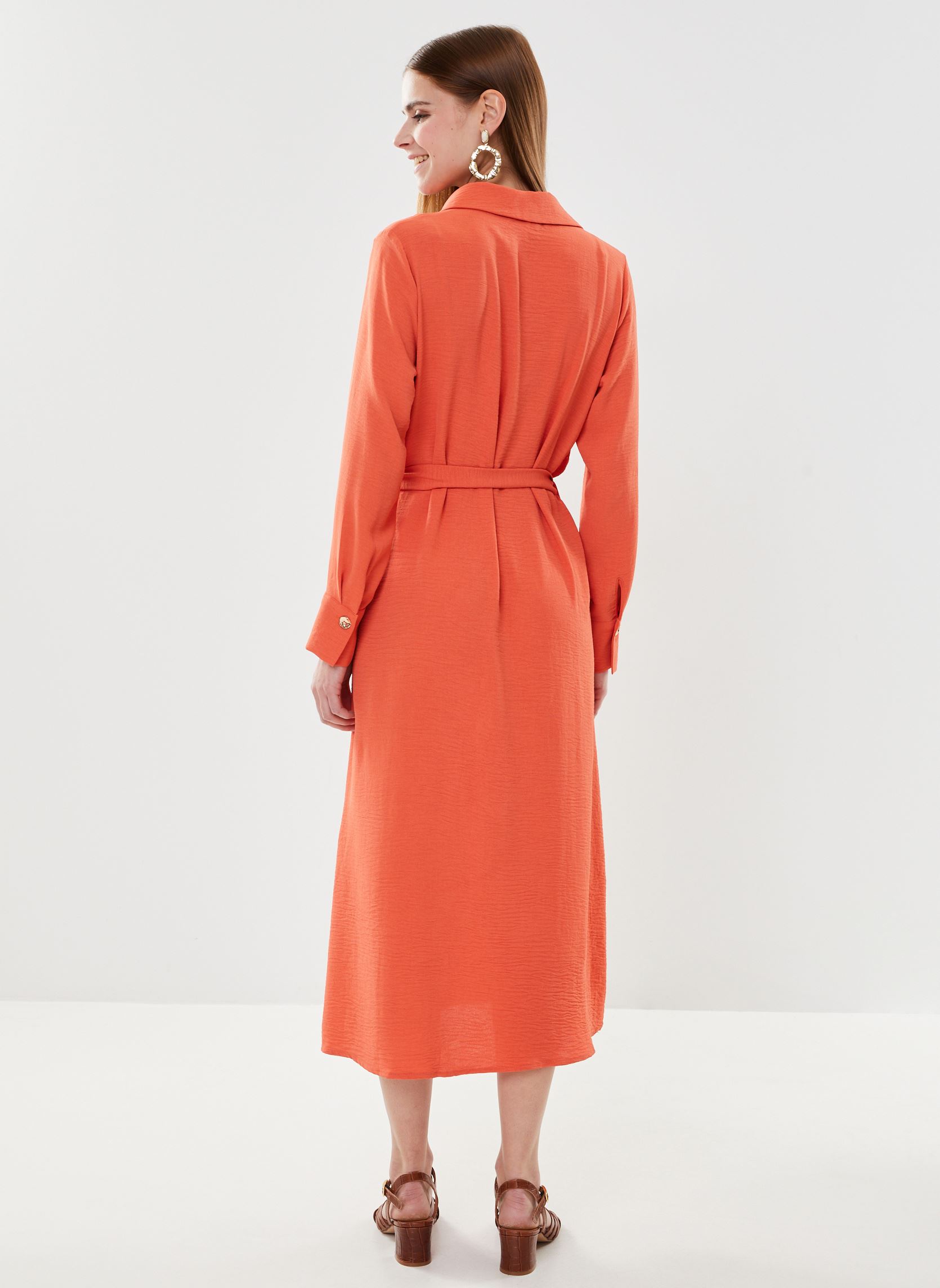Lange Kleider Manolo_22293 damen orange Grace & Mila Lange Kleider Manolo_22293 damen orange PECHE