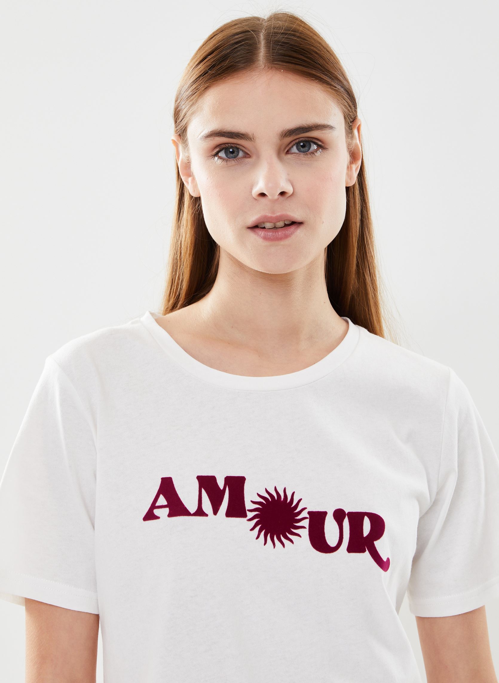 Kurzarm-T-Shirts Marisol_12416 damen weiß Grace & Mila Kurzarm-T-Shirts Marisol_12416 damen weiß Ecru