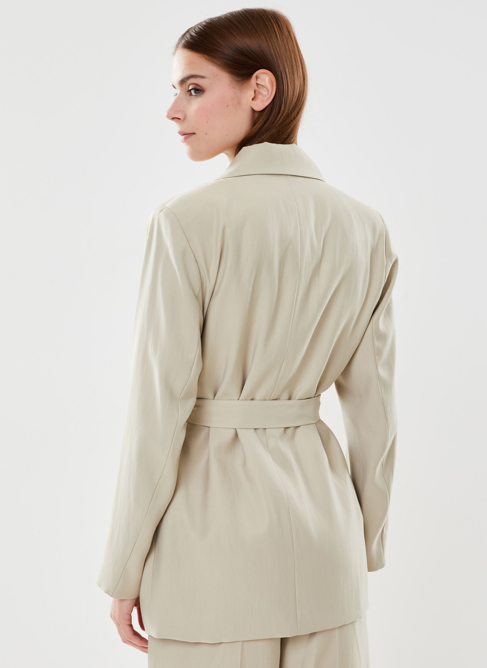 Blazer Malene_12314 dames beige Grace & Mila Blazer Malene_12314 dames beige Beige