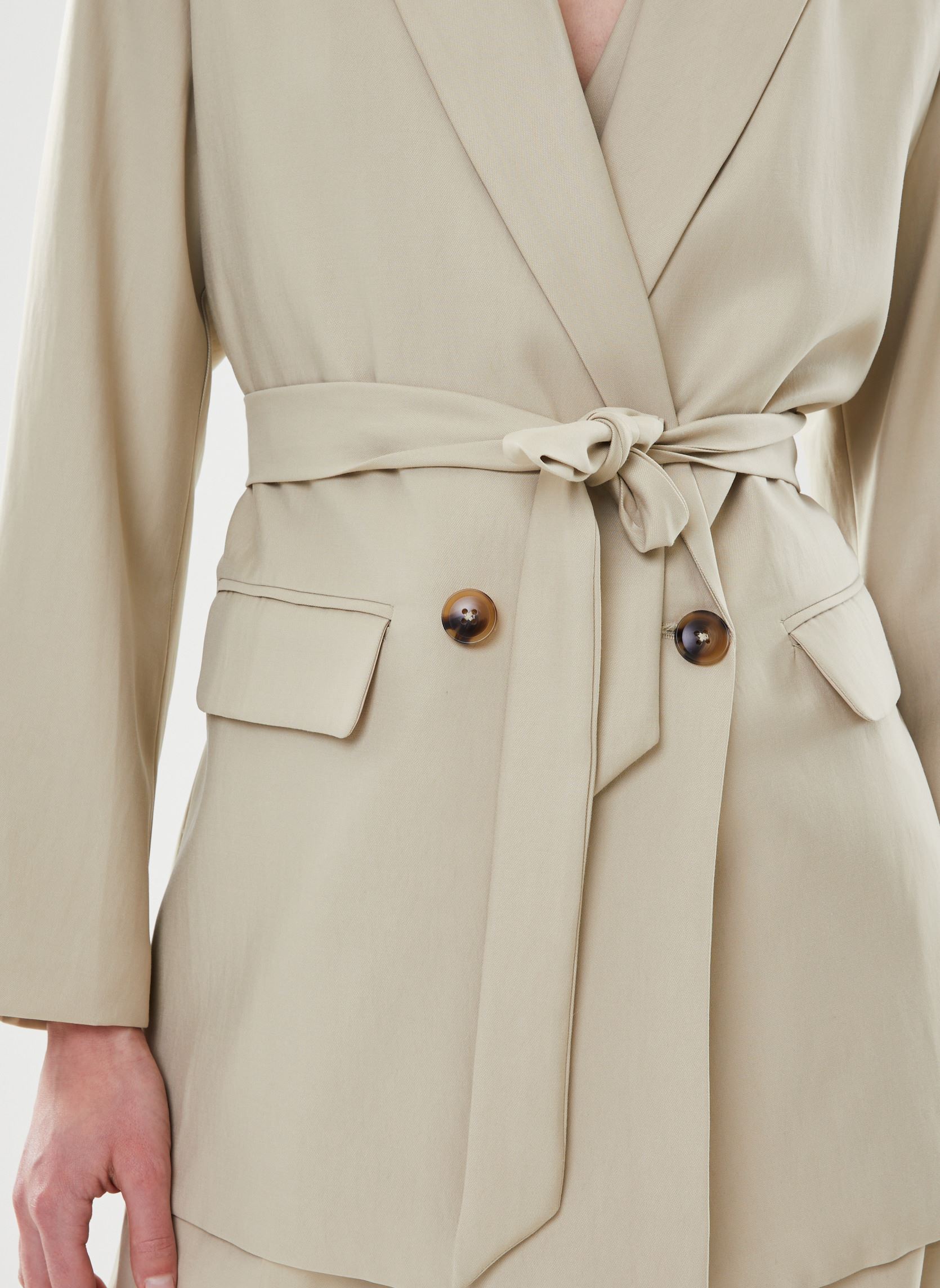 Blazer Malene_12314 dames beige Grace & Mila Blazer Malene_12314 dames beige Beige