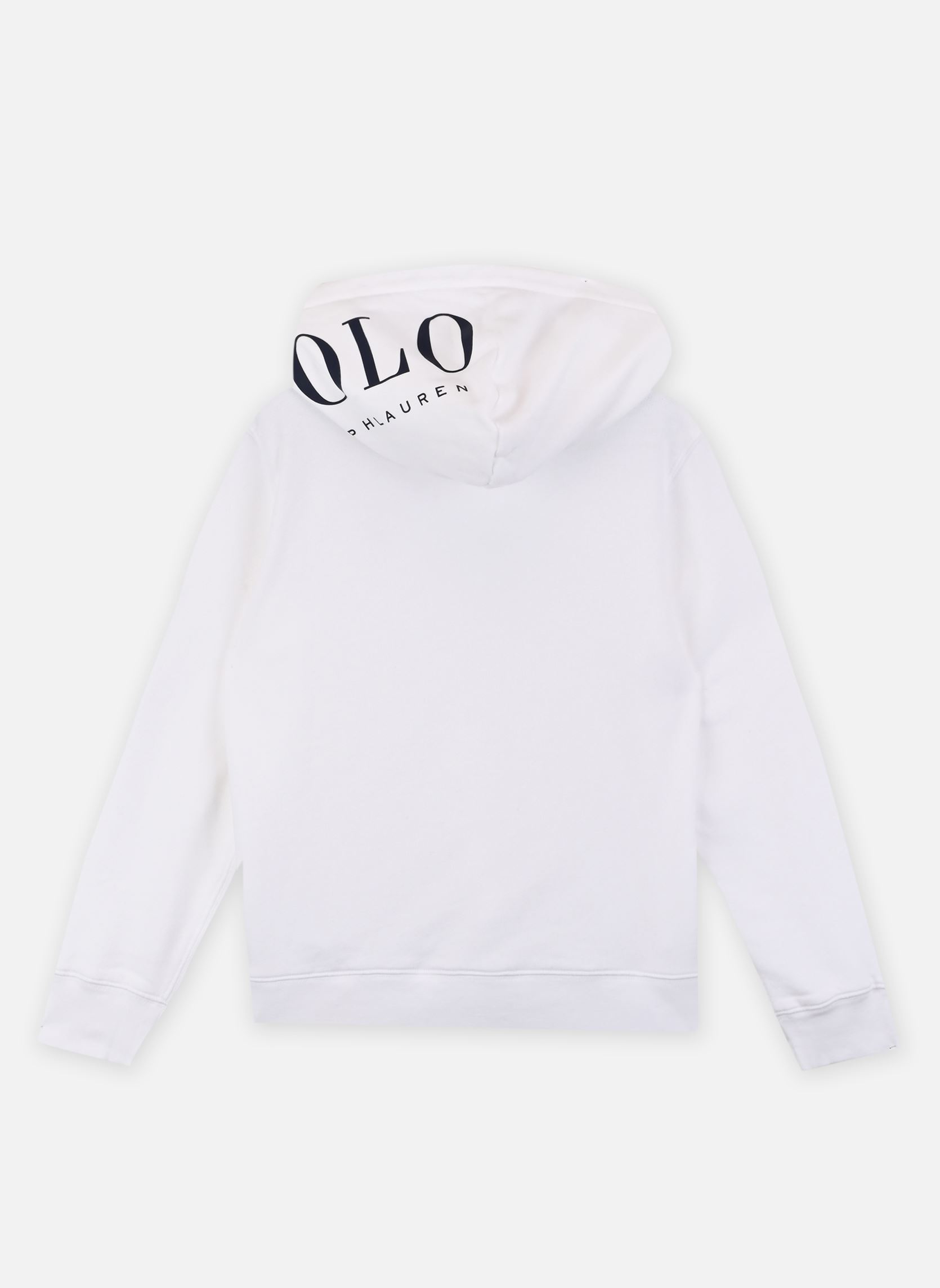 Kapuzenpullover Po Hood-Knit Shirts-Sweatshirt 934244 jungen weiß Polo Ralph Lauren Kapuzenpullover Po Hood-Knit Shirts-Sweatshirt 934244 jungen weiß WHITE