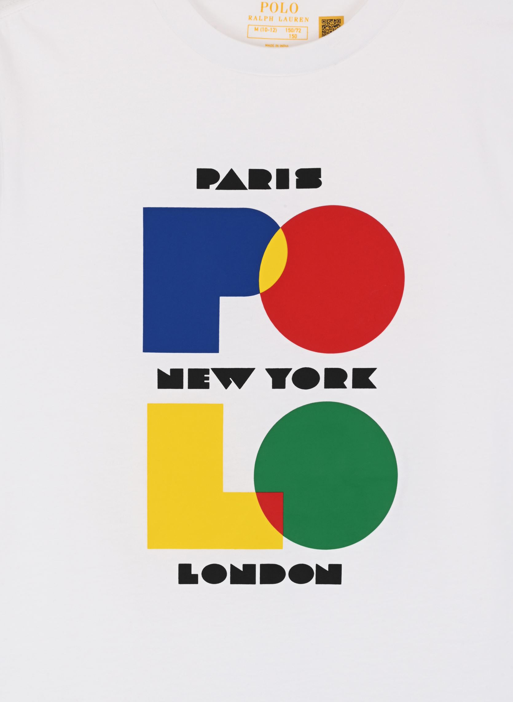 Tee-shirts manches courtes T-Shirt Logo En Jersey De Coton 934257 garçon blanc Polo Ralph Lauren Tee-shirts manches courtes T-Shirt Logo En Jersey De Coton 934257 garçon blanc WHITE