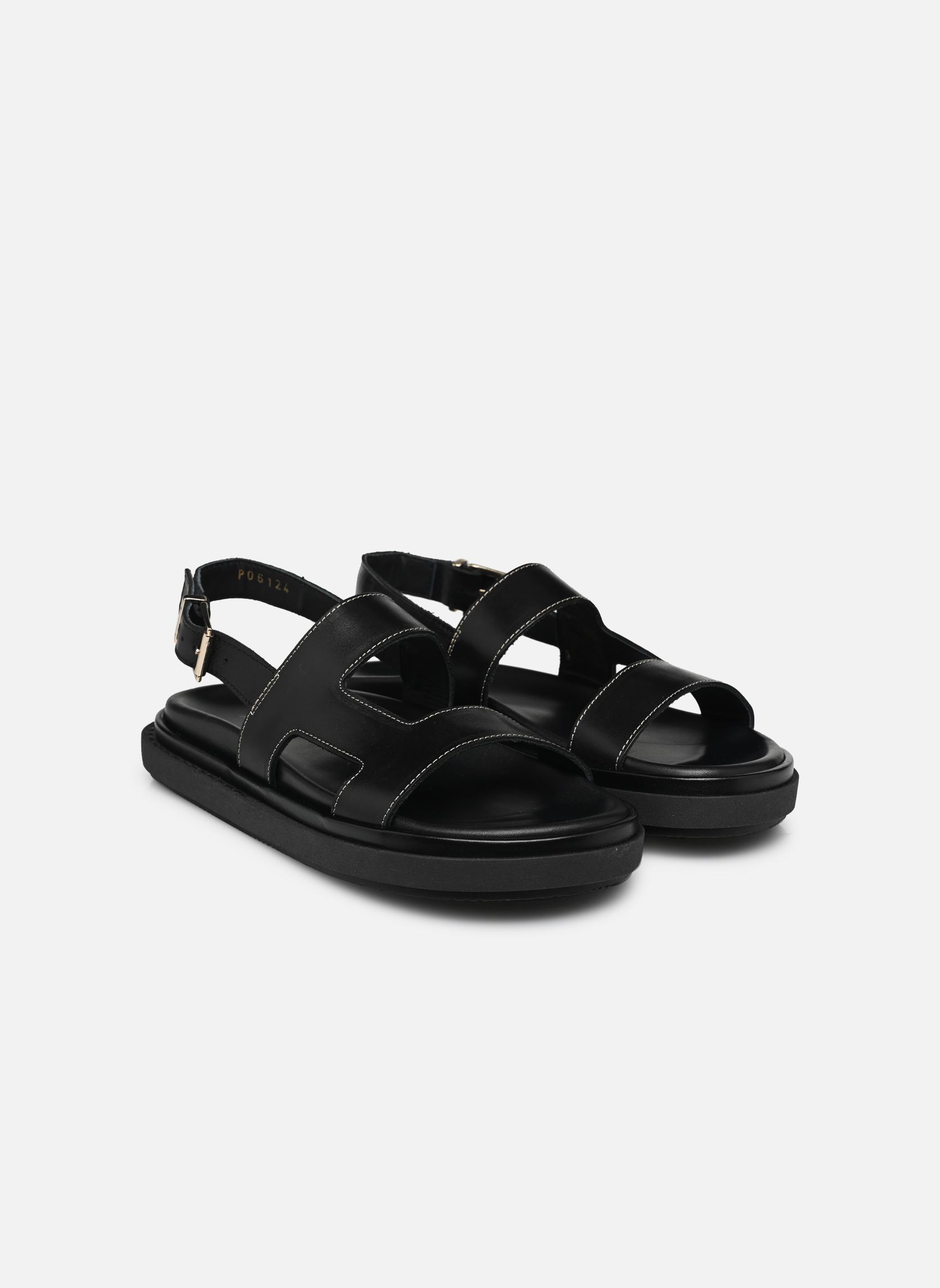 Platte sandalen Lorelei dames zwart Alohas Platte sandalen Lorelei dames zwart BLACK