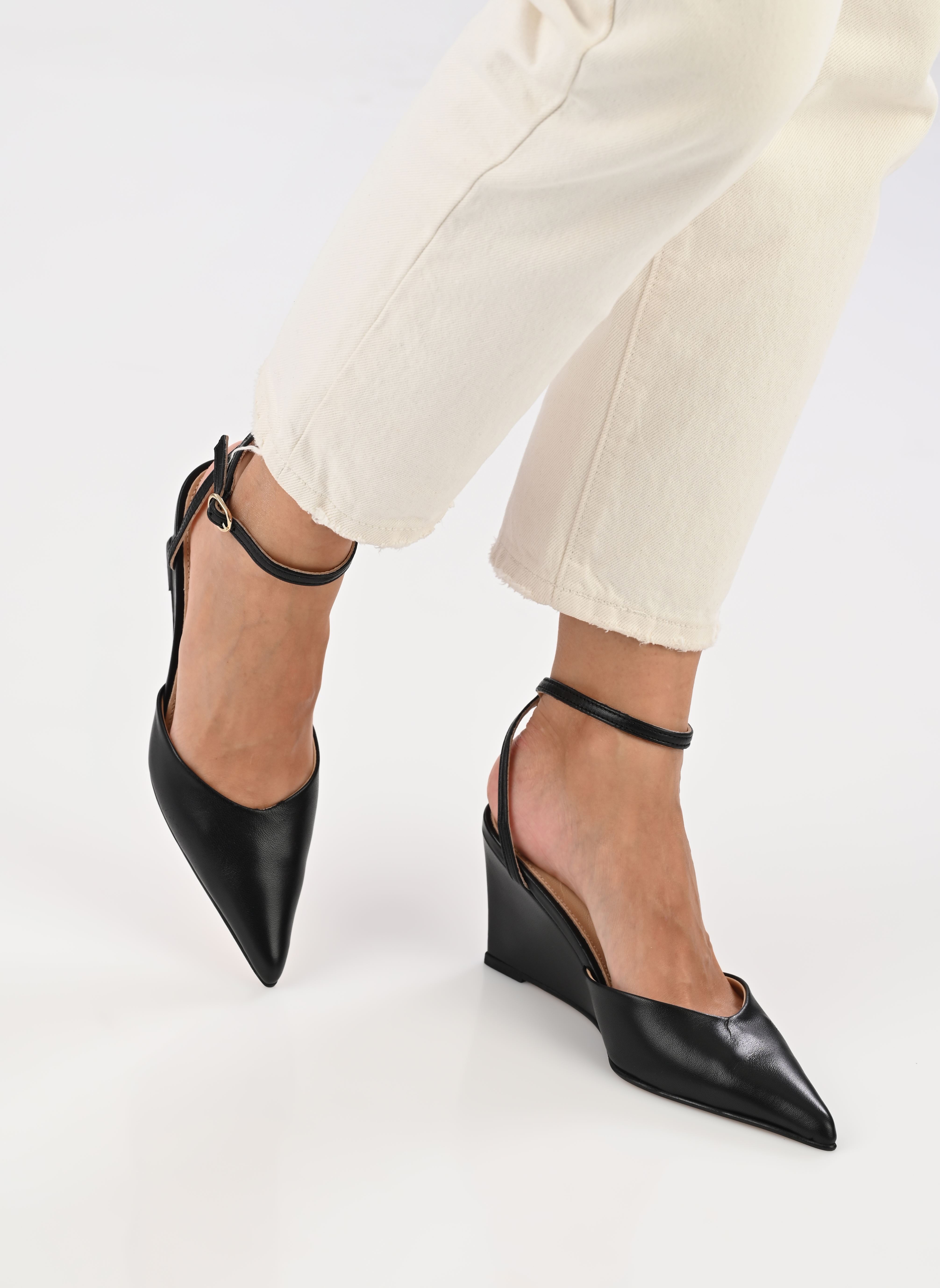 Pumps Polly damen schwarz Alohas Pumps Polly damen schwarz BLACK LEATHER