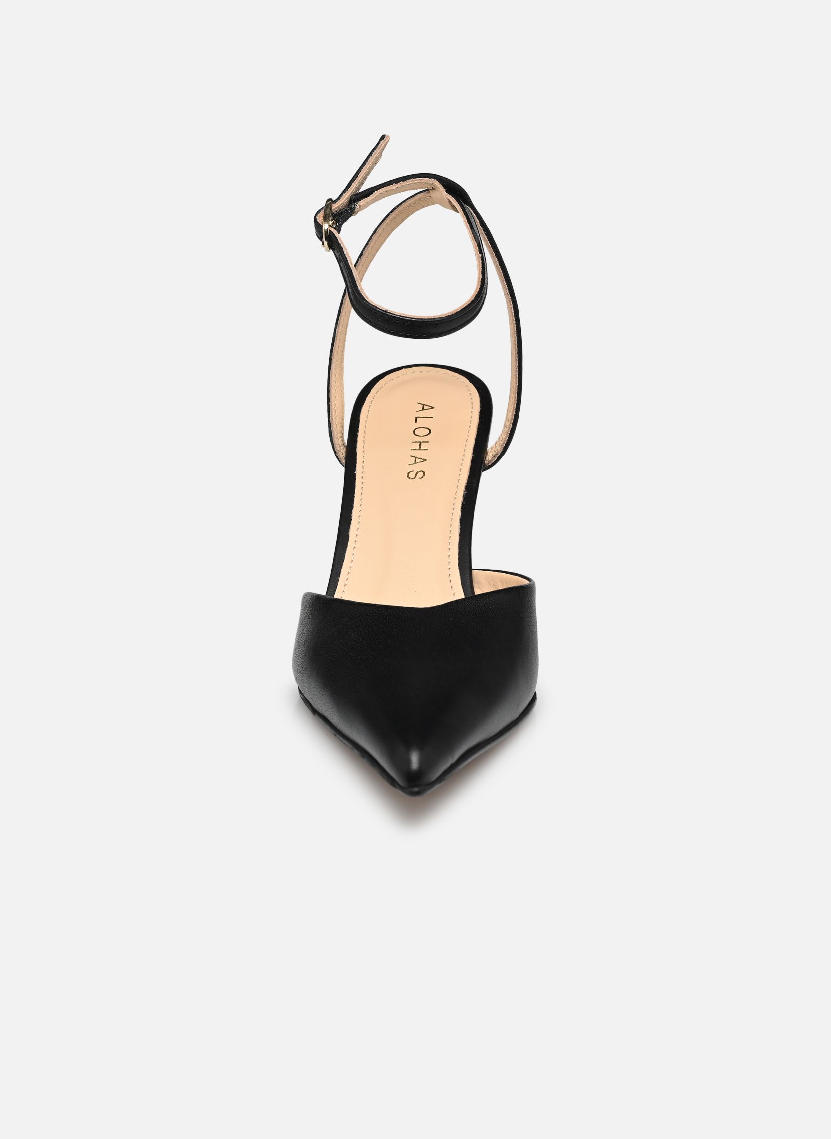 Pumps Polly damen schwarz Alohas Pumps Polly damen schwarz BLACK LEATHER
