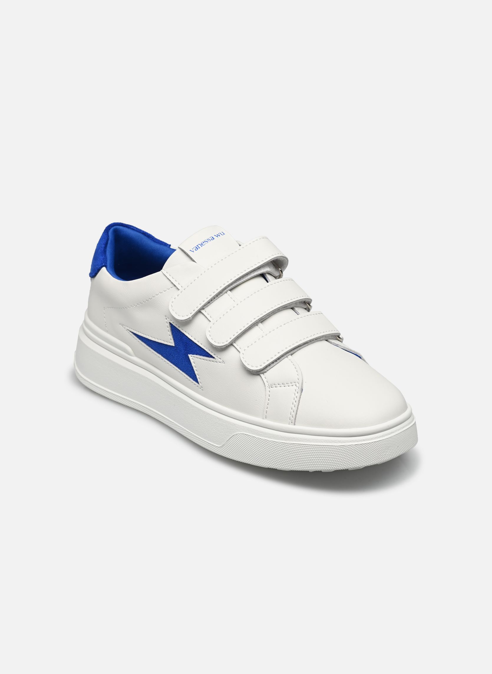 Sneakers BK2672 dames wit Vanessa Wu Sneakers BK2672 dames wit Bleu