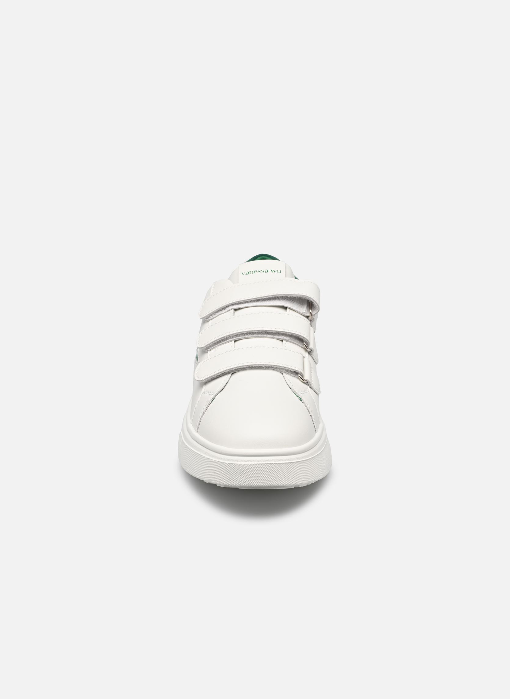 Baskets BK2672 femme blanc Vanessa Wu Baskets BK2672 femme blanc Vert