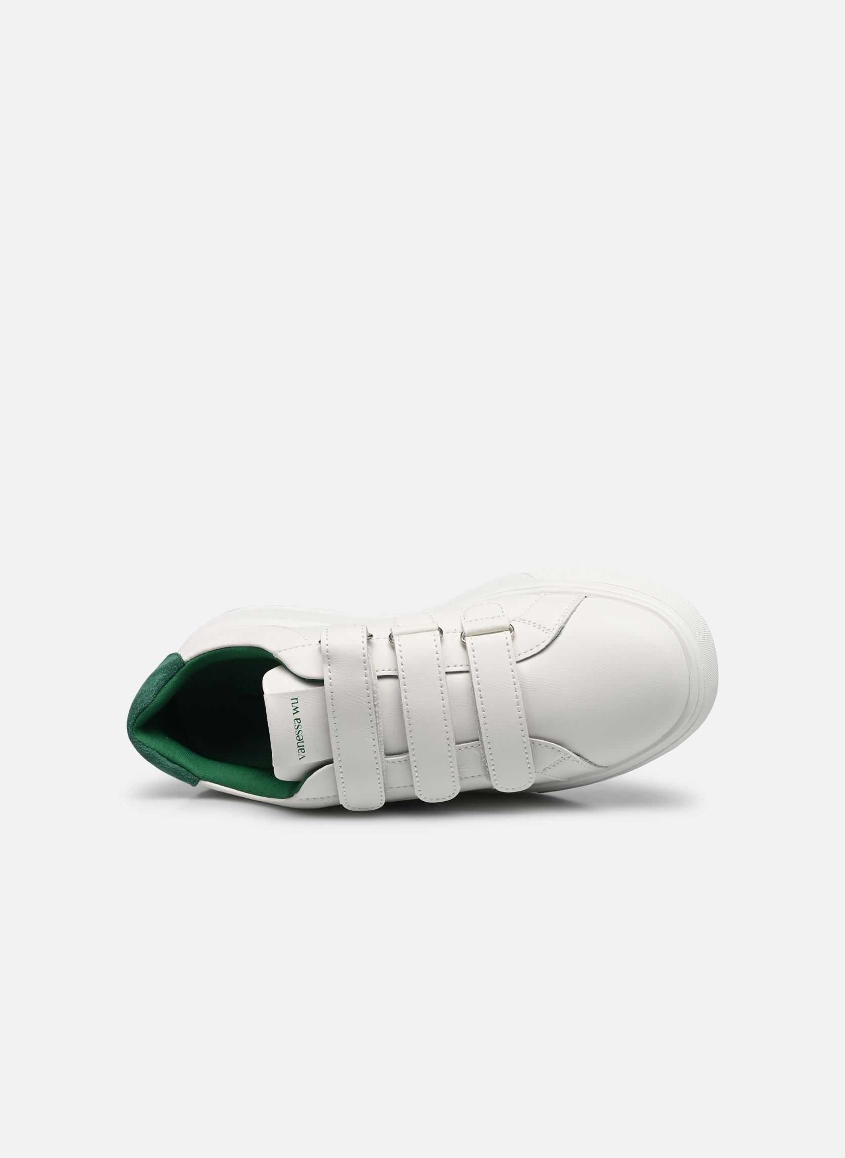 Baskets BK2672 femme blanc Vanessa Wu Baskets BK2672 femme blanc Vert