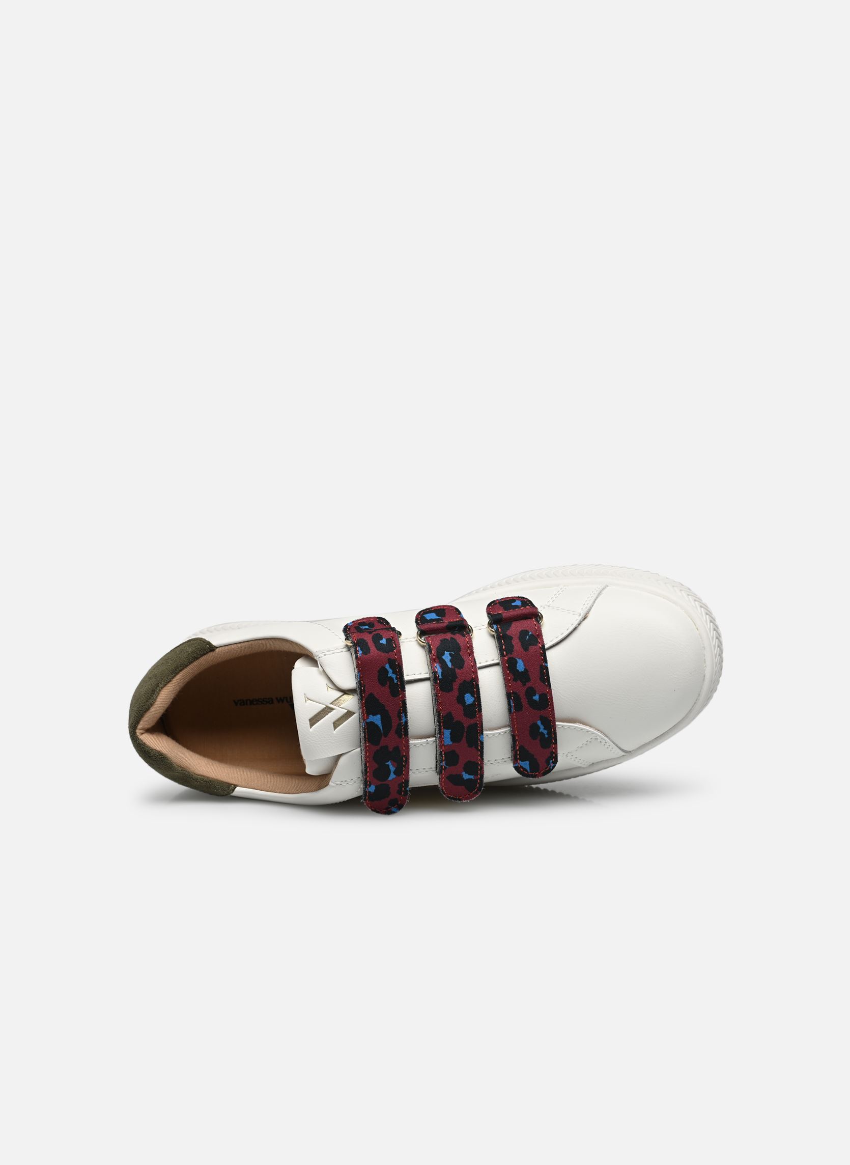 Baskets Noura femme blanc Vanessa Wu Baskets Noura femme blanc Or