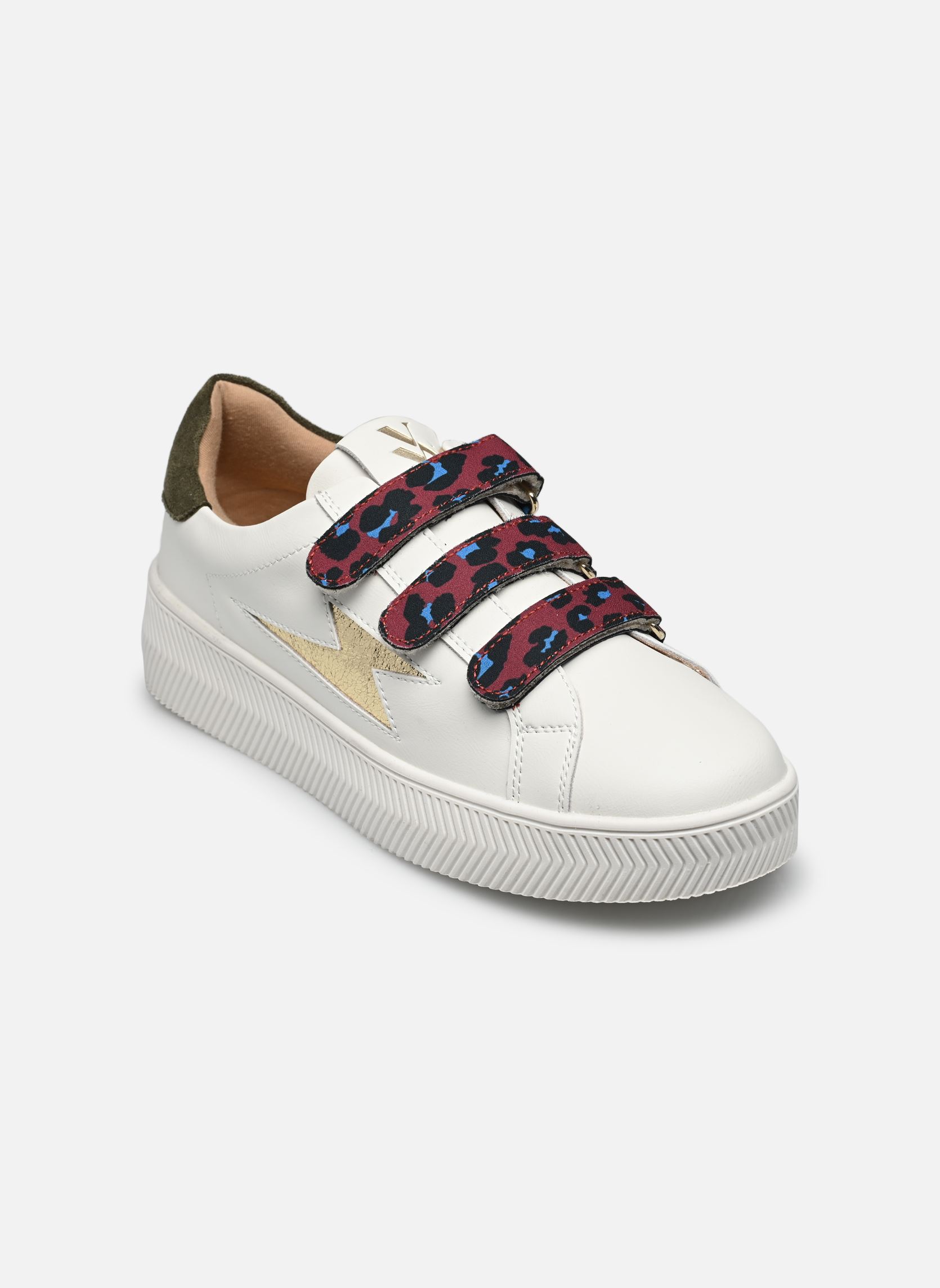 Baskets Noura femme blanc Vanessa Wu Baskets Noura femme blanc Or