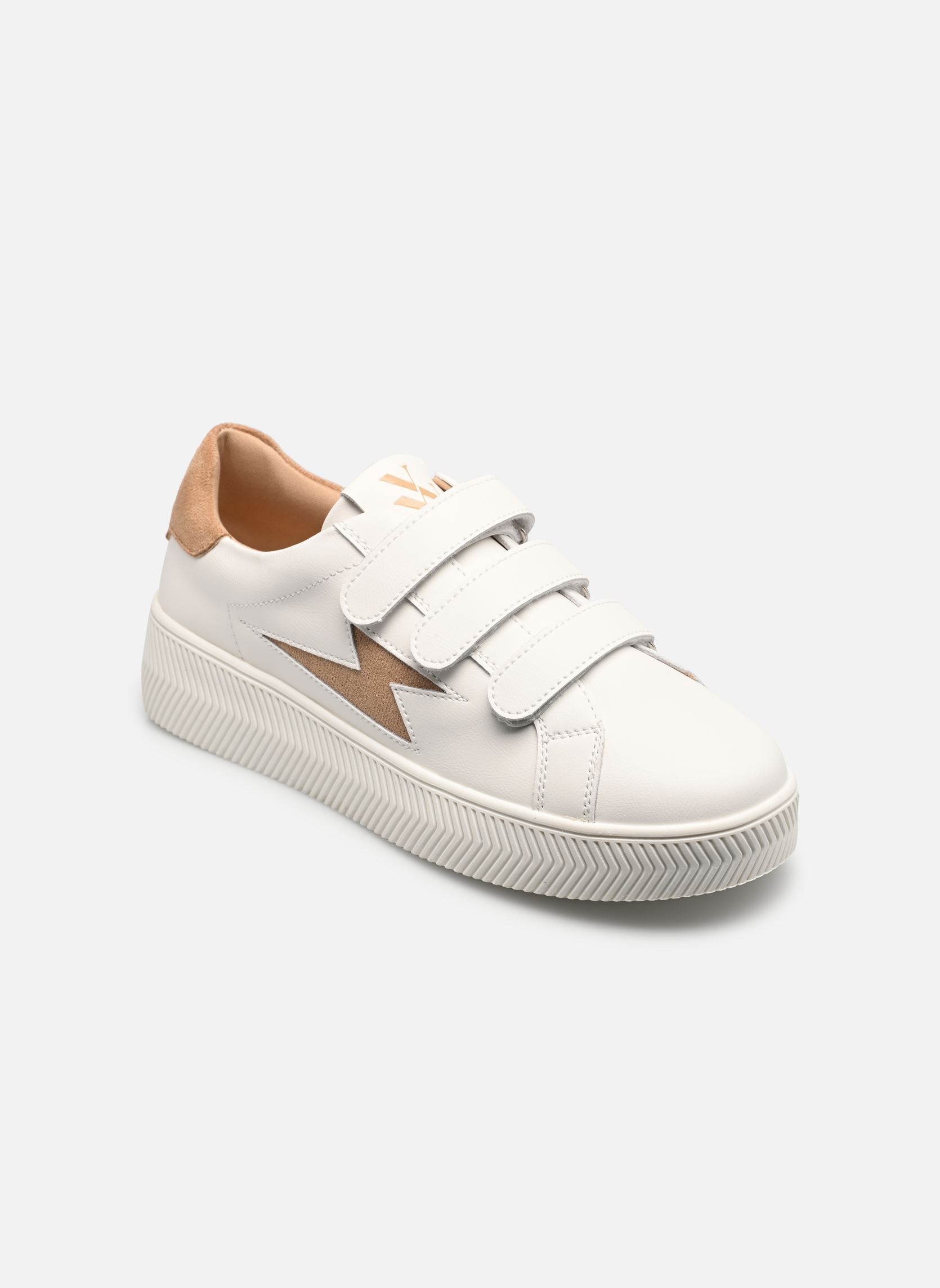 Baskets Camelia femme blanc Vanessa Wu Baskets Camelia femme blanc Beige