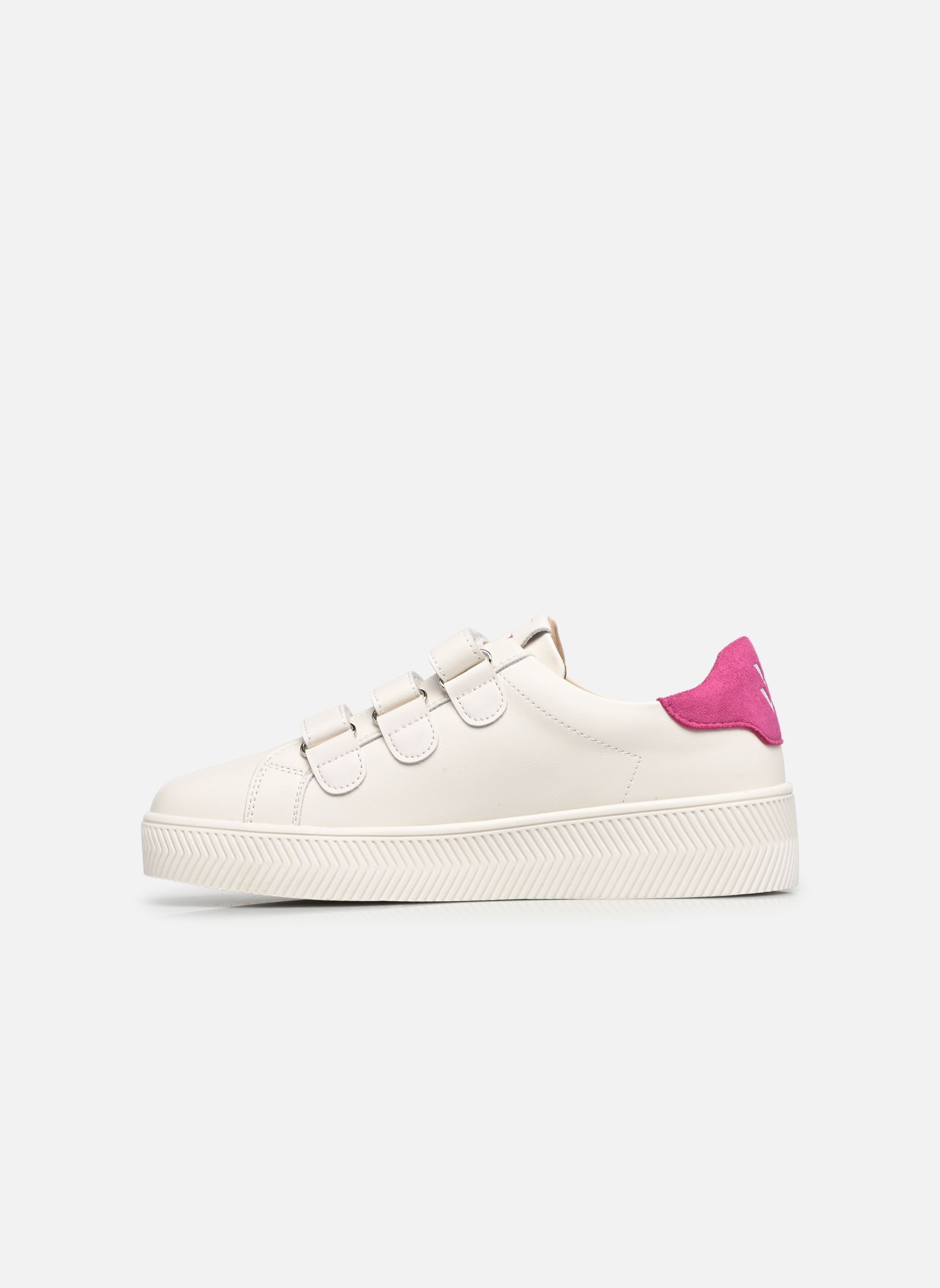 Sneakers Camelia dames wit Vanessa Wu Sneakers Camelia dames wit Fuschia