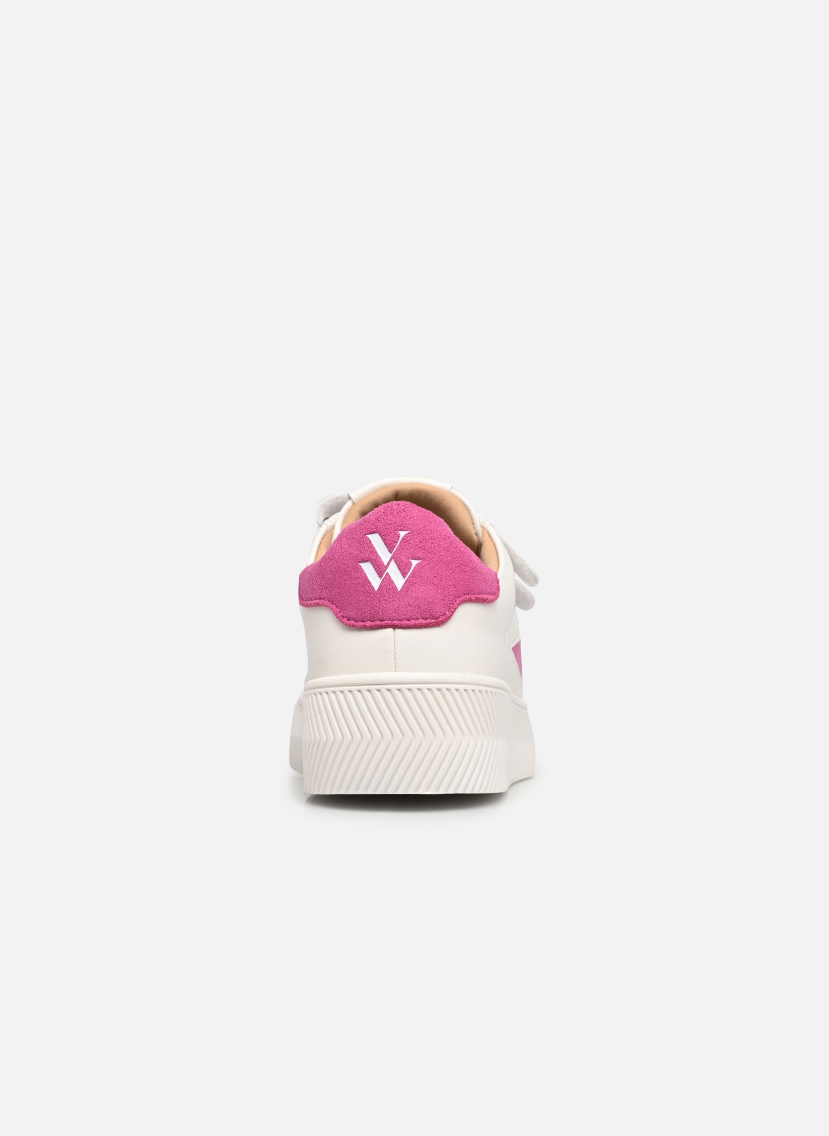 Sneakers Camelia dames wit Vanessa Wu Sneakers Camelia dames wit Fuschia