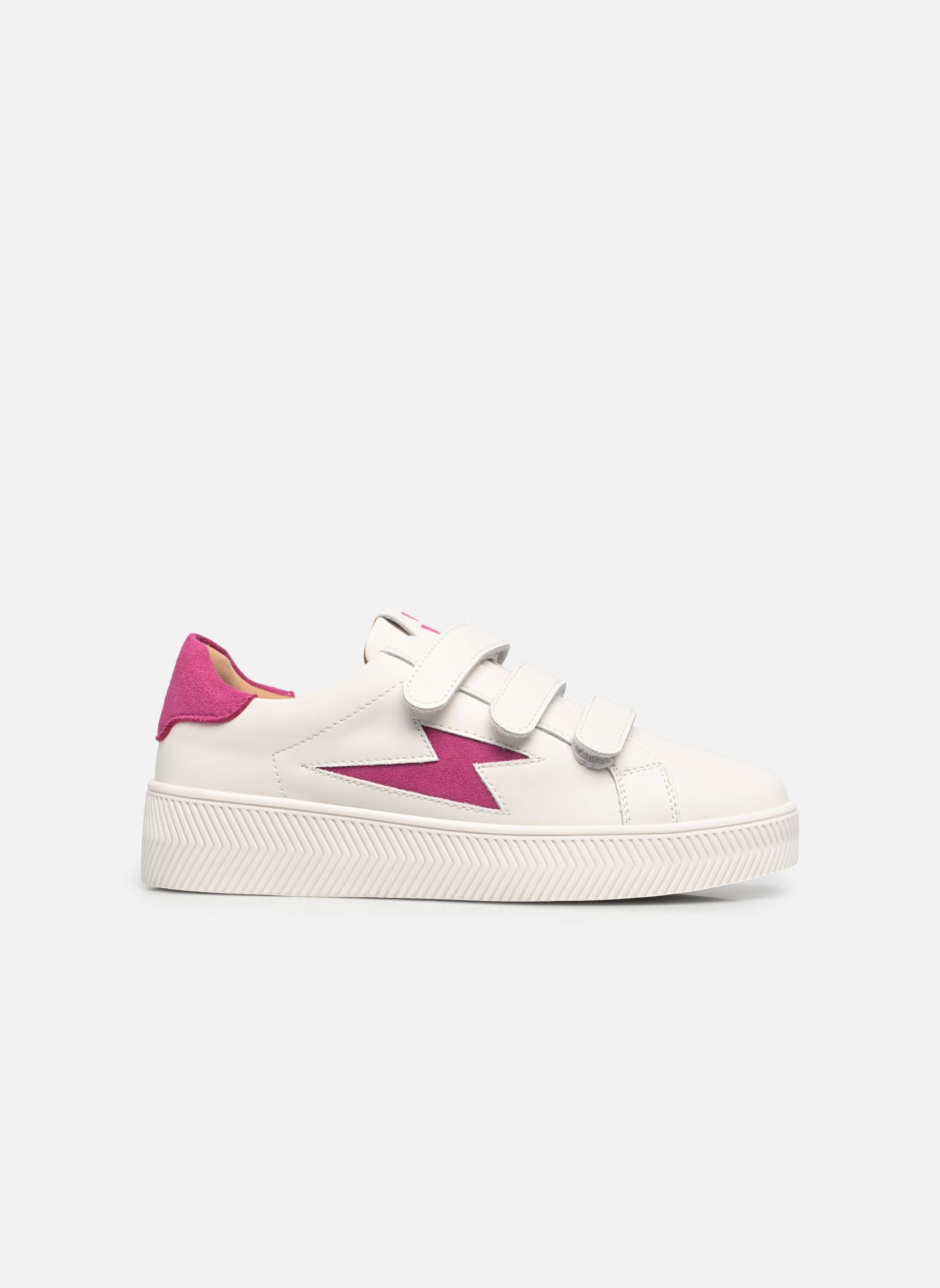 Sneakers Camelia dames wit Vanessa Wu Sneakers Camelia dames wit Fuschia