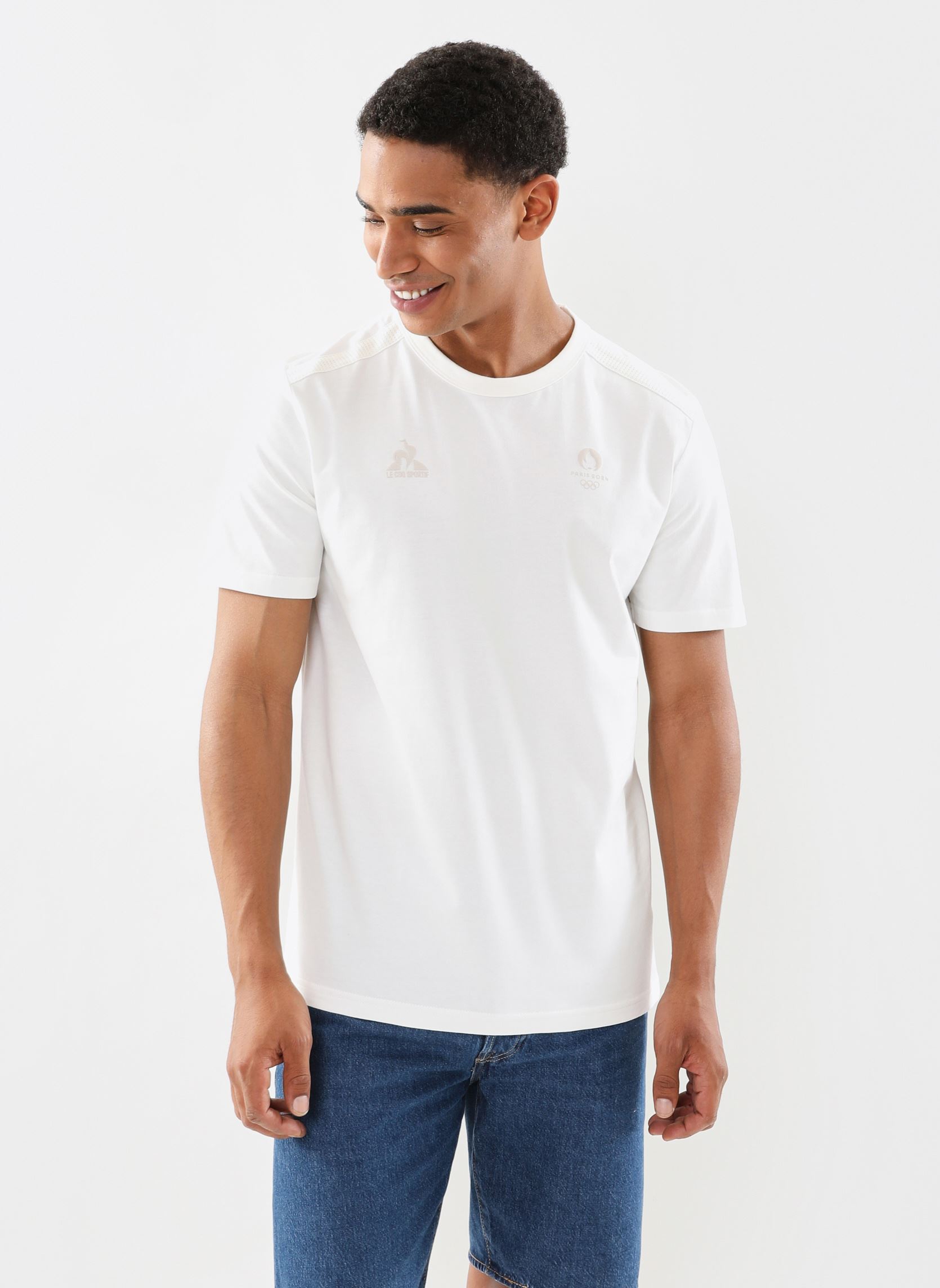 Vêtements Le Coq Sportif ESS P24 Tee SS N°2 JO 2024 pour Accessoires