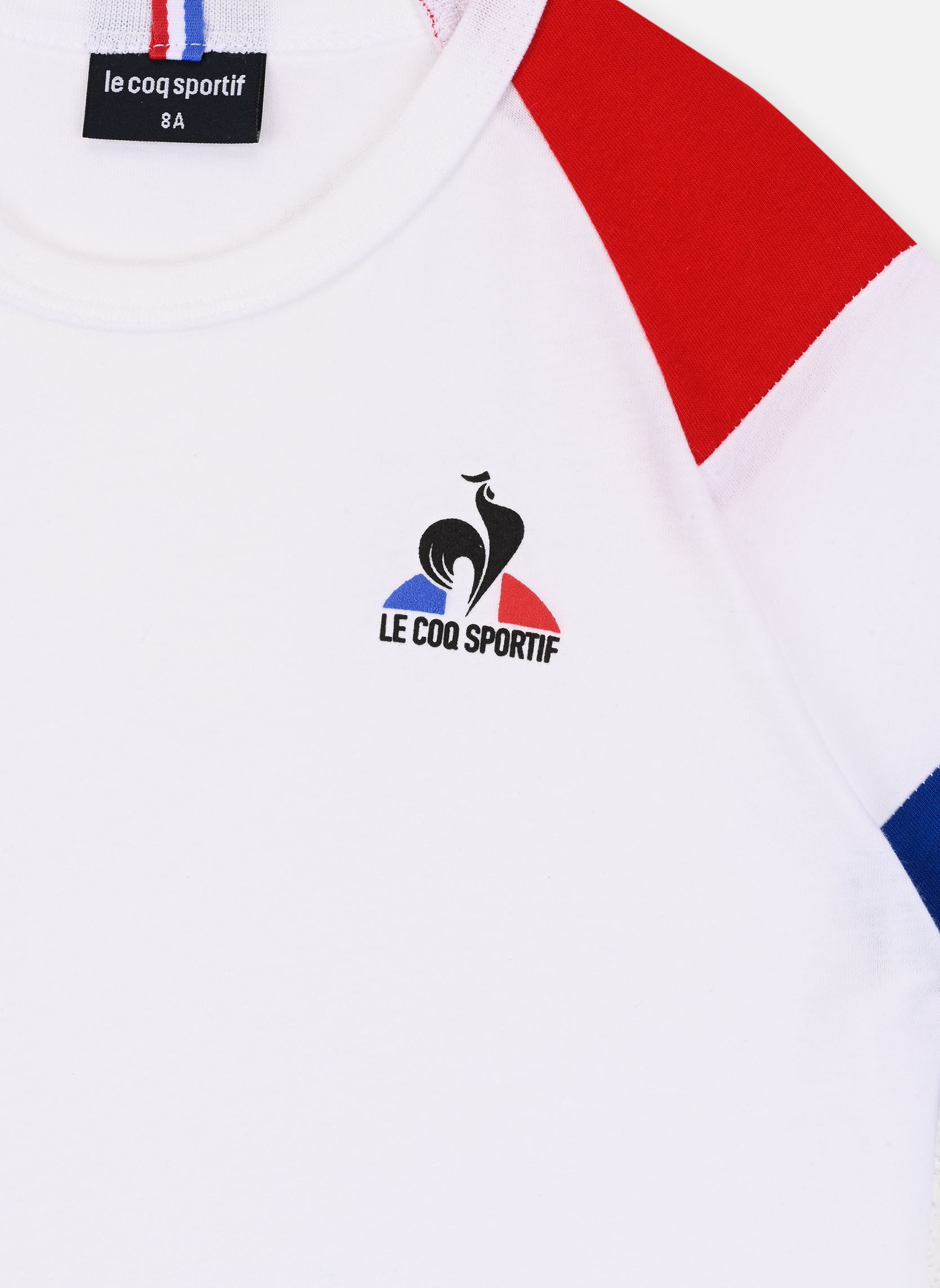 Tee-shirts manches courtes BAT Tee SS N°2 Enfant n.o.w/b.electro/ro blanc Le Coq Sportif Tee-shirts manches courtes BAT Tee SS N°2 Enfant n.o.w/b.electro/ro blanc N.O.W/B.ELECTRO/ROUGE ELECTRO