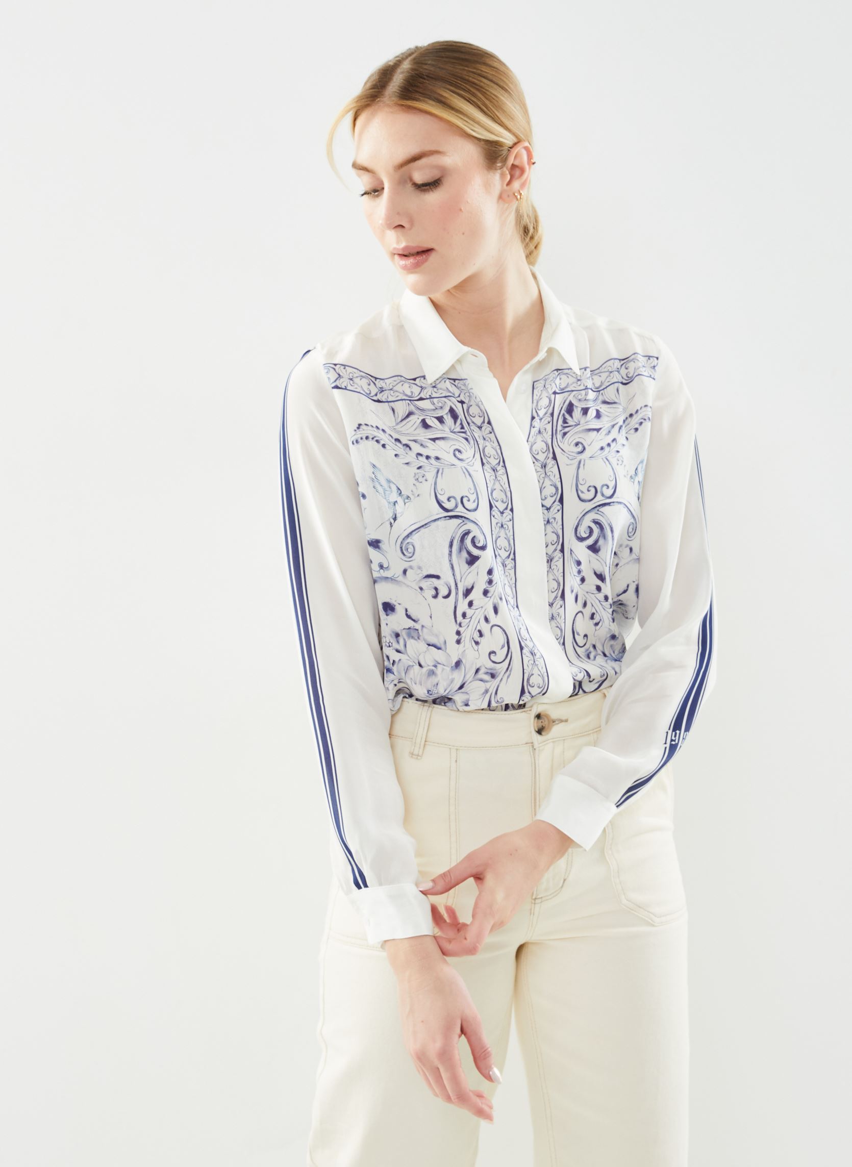 Vêtements IKKS Women Che ML Imp BY12035 pour Accessoires