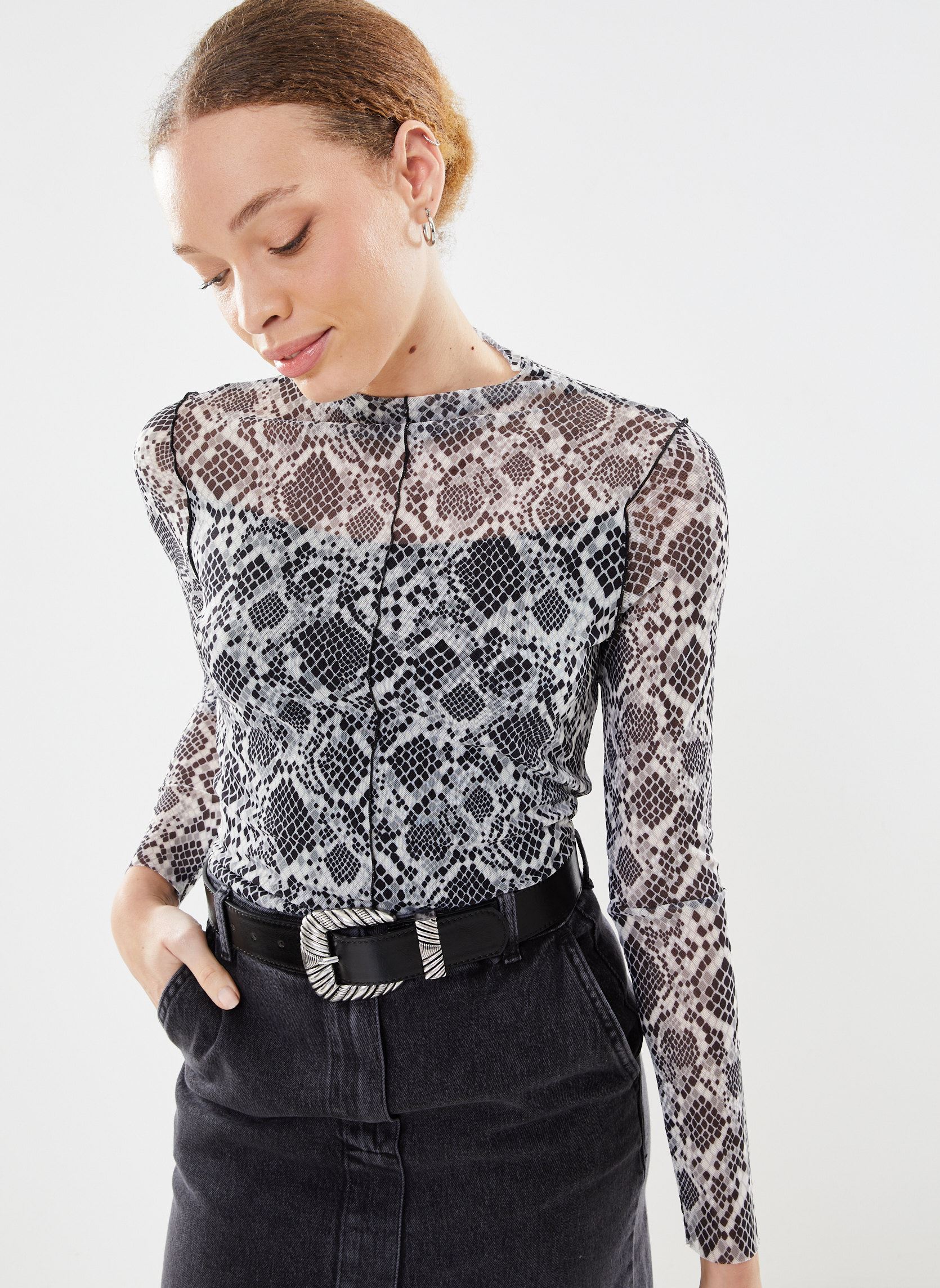 Vêtements IKKS Women Tsh ML Imp BY10165 pour Accessoires