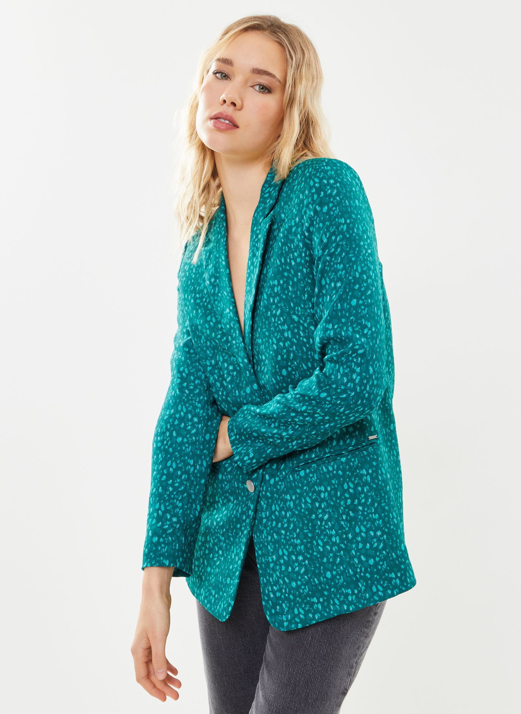 Vêtements IKKS Women Ves Ta ML Imp BY40145 pour Accessoires - vue 1