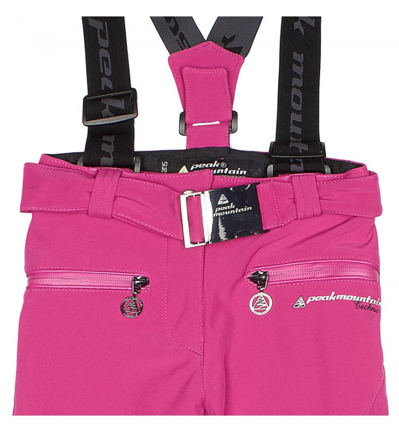 Pantalons Pantalon de ski softshell fille GAFUZZA FUCHSIA fille rose Peak Mountain Pantalons Pantalon de ski softshell fille GAFUZZA FUCHSIA fille rose Fuchsia