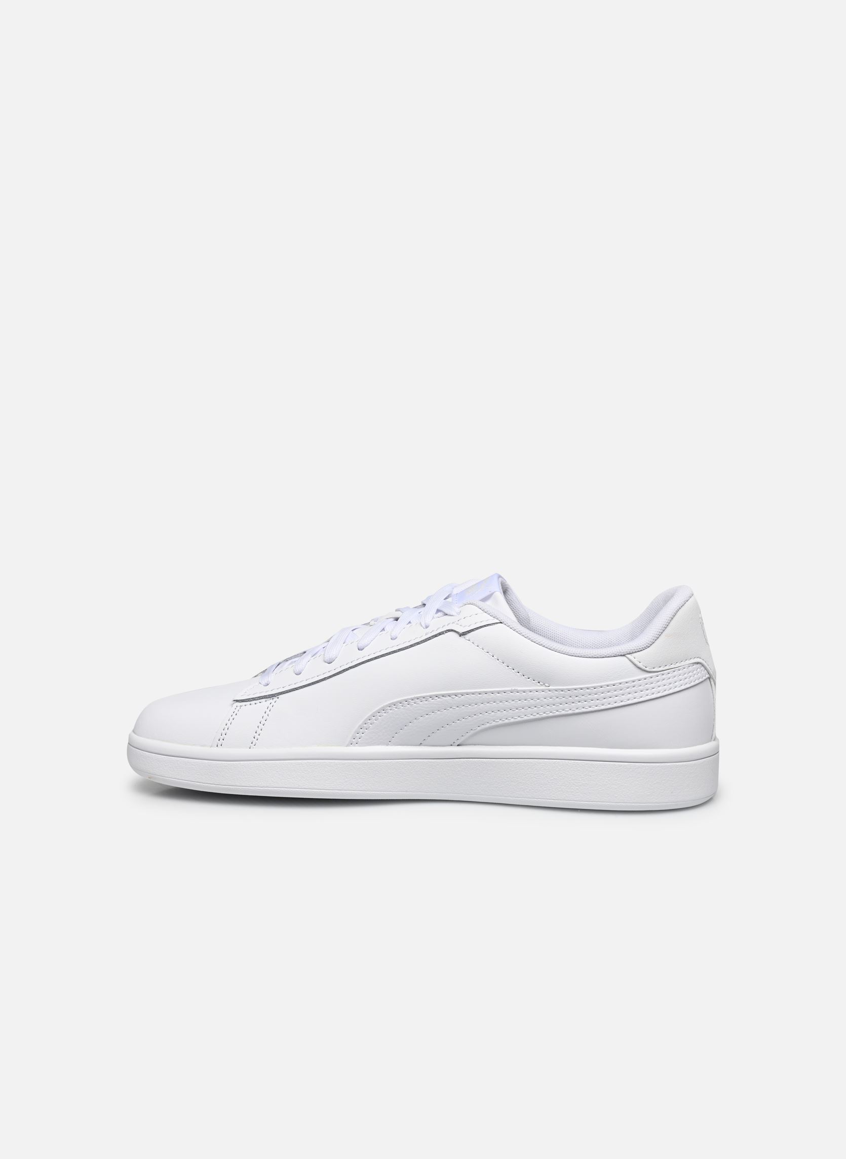 Baskets basses Puma Smash 3.0 L M homme blanc Puma Baskets basses Puma Smash 3.0 L M homme blanc PUMA WHITE-PUMA WHITE-PUMA GOL