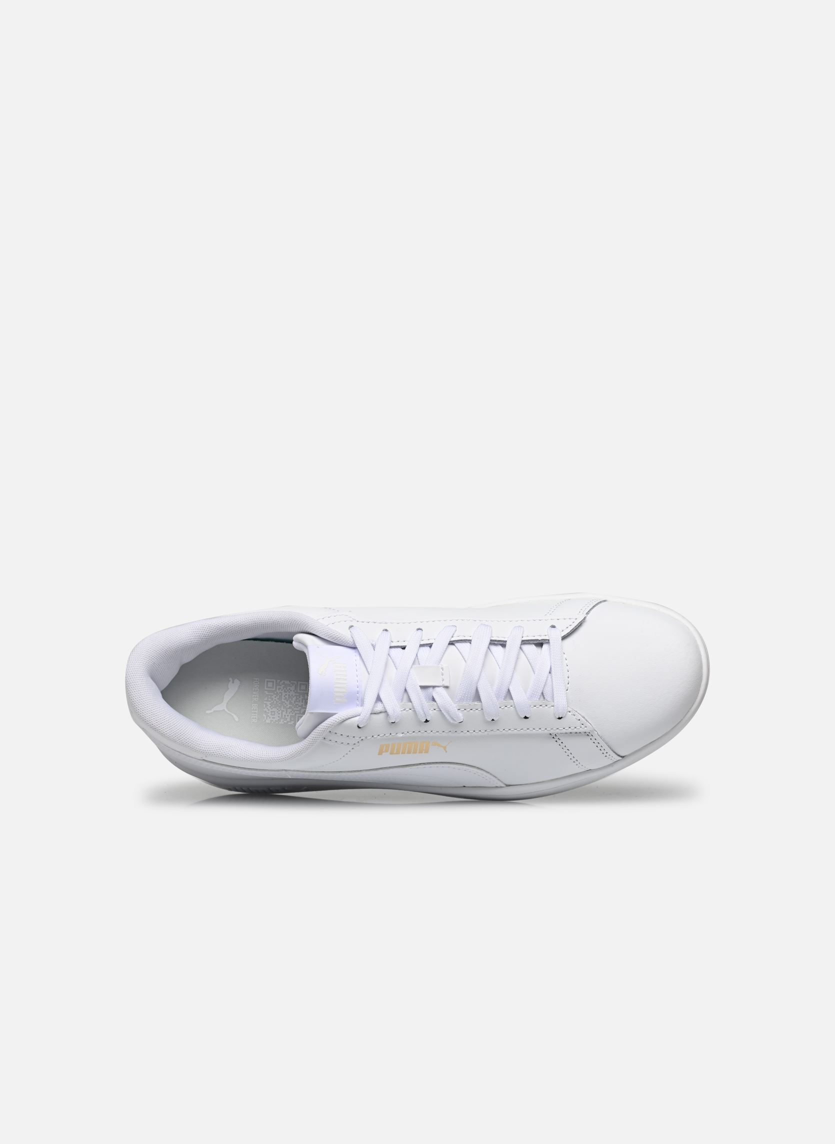 Baskets basses Puma Smash 3.0 L M homme blanc Puma Baskets basses Puma Smash 3.0 L M homme blanc PUMA WHITE-PUMA WHITE-PUMA GOL