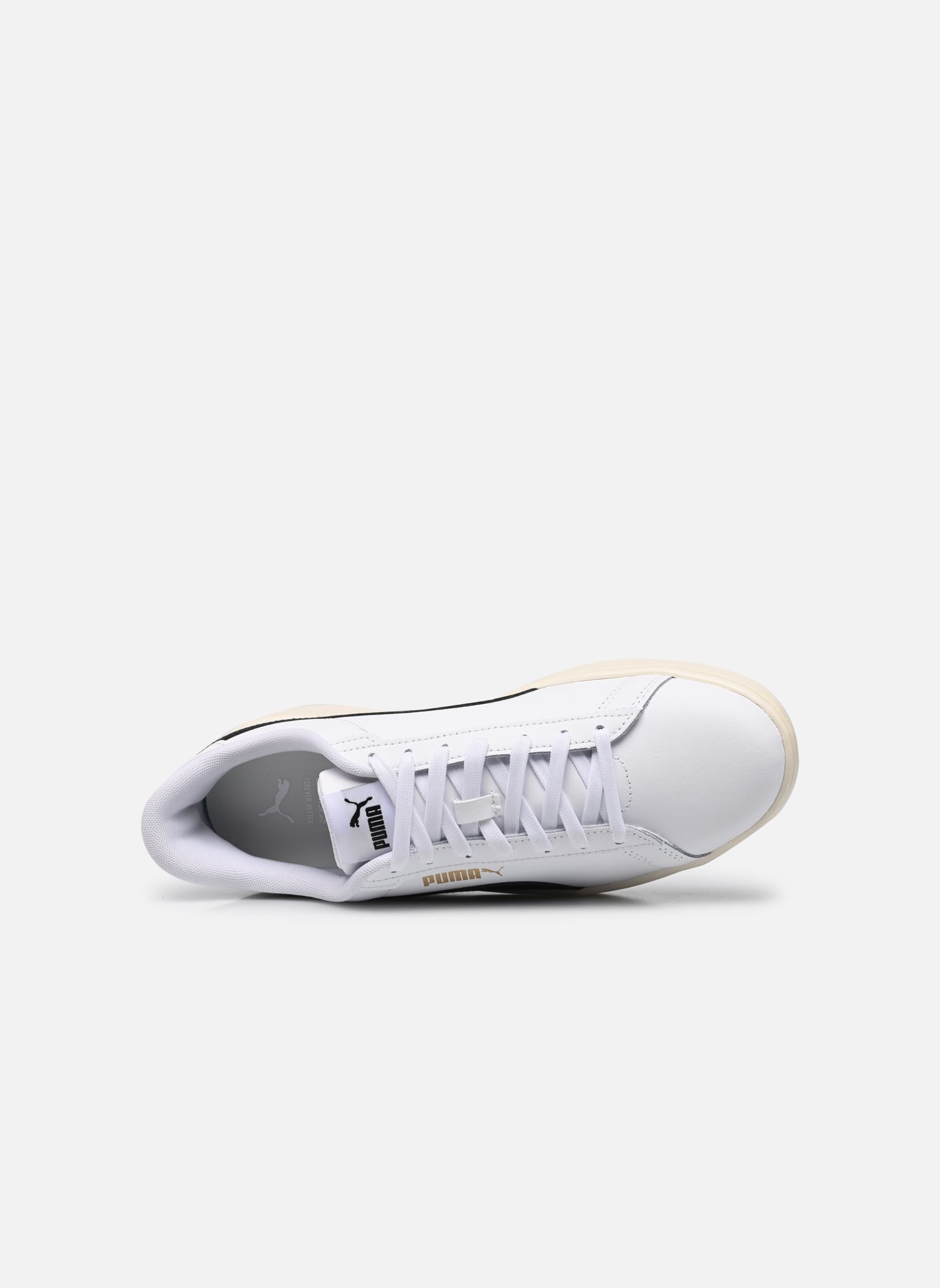 Baskets basses Puma Smash 3.0 L M homme blanc Puma Baskets basses Puma Smash 3.0 L M homme blanc PUMA WHITE-PUMA BLACK-PUMA GOL