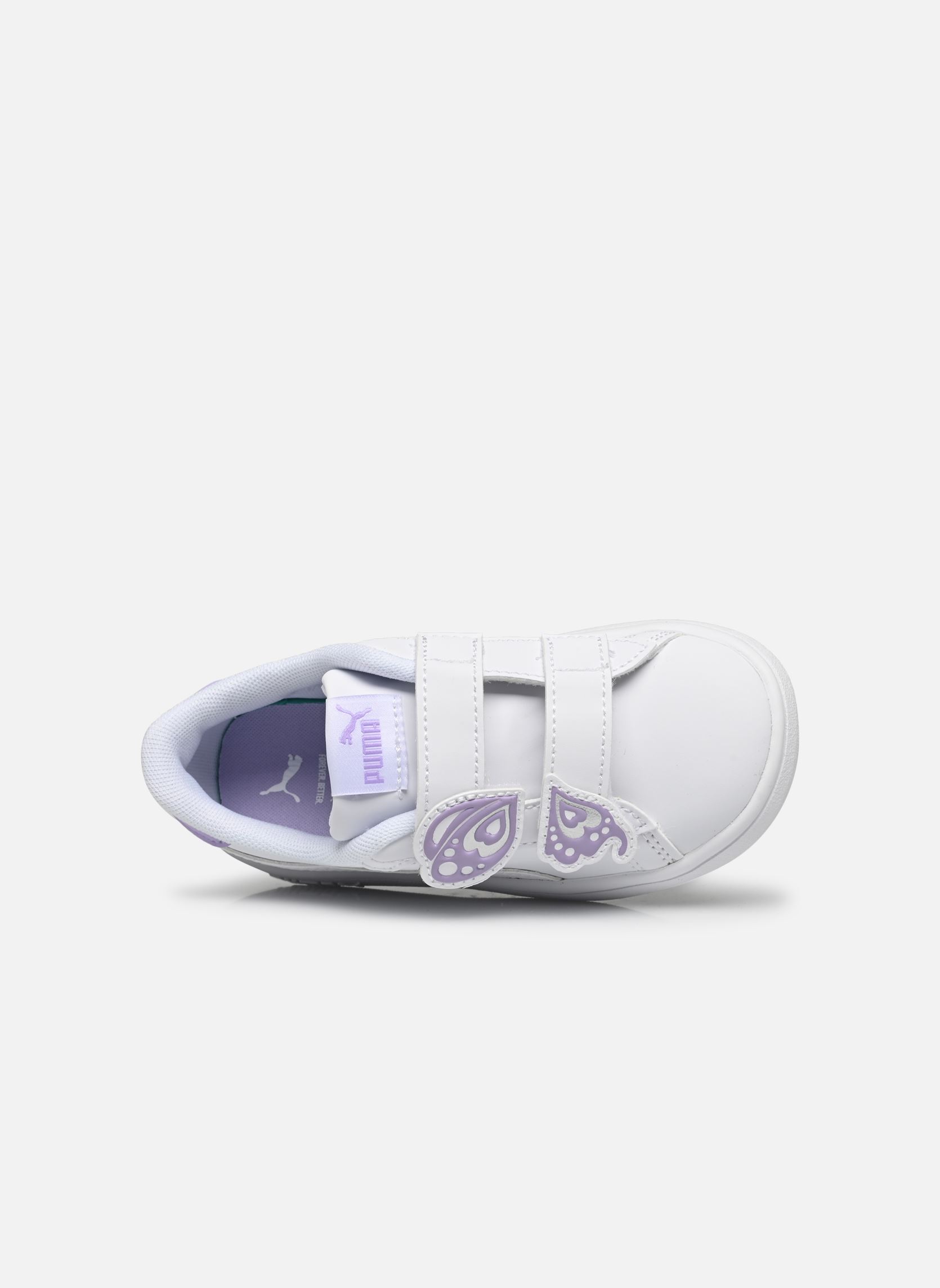 Sneakers Puma Smash 3.0 Butterfly V Inf bambina bianco Puma Sneakers Puma Smash 3.0 Butterfly V Inf bambina bianco PUMA WHITE-VIVID VIOLET-PUMA S
