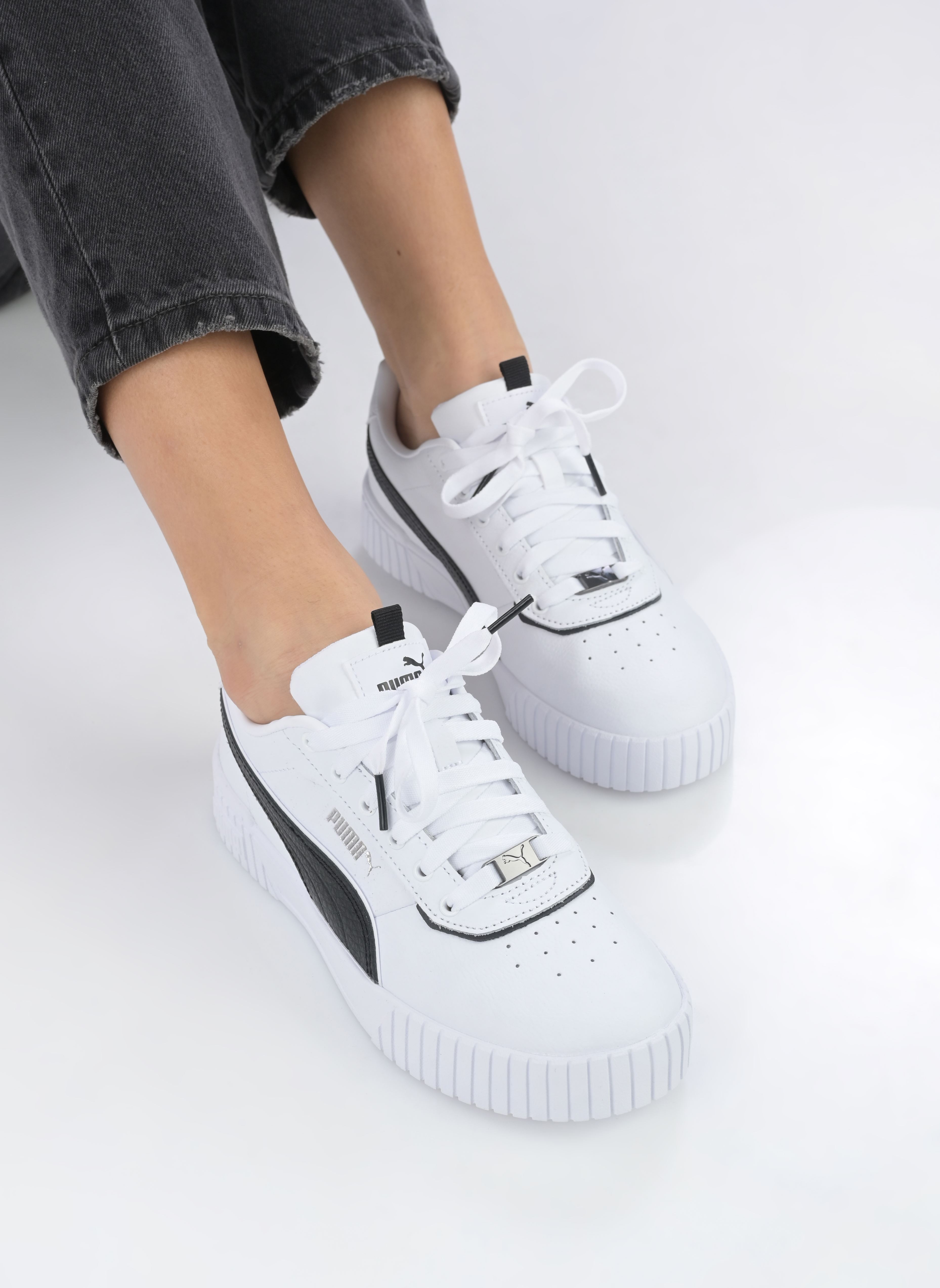Sneakers Carina 2.0 Lux Wns dames wit Puma Sneakers Carina 2.0 Lux Wns dames wit PUMA WHITE-PUMA BLACK-BRONZE