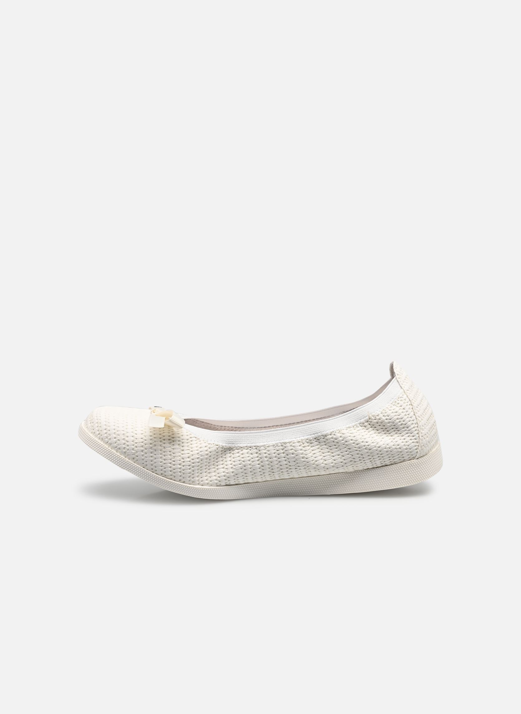 Klassieke ballerina's Girona dames wit Chattawak Klassieke ballerina's Girona dames wit Blanc