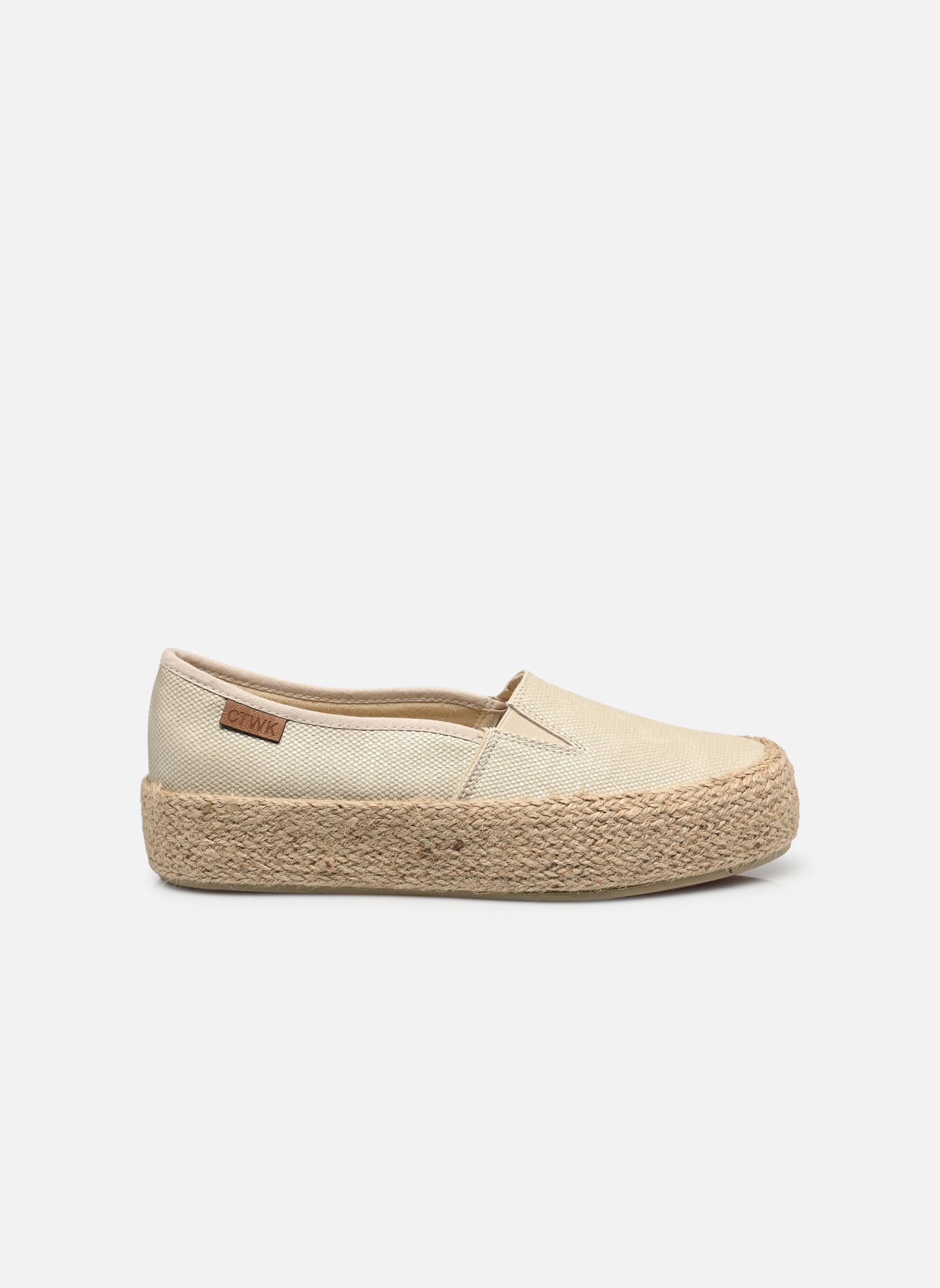 Espadrilles met sleehak en plateau Freetown dames beige Chattawak Espadrilles met sleehak en plateau Freetown dames beige Sable