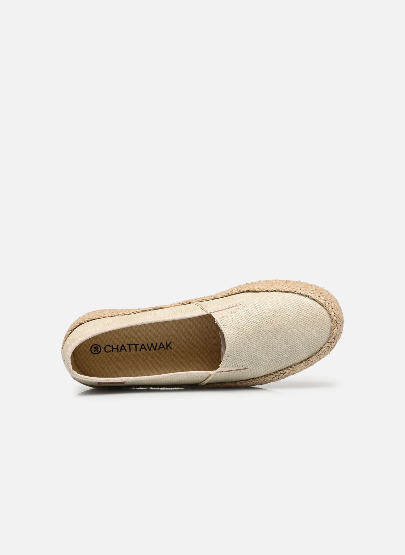 Espadrilles met sleehak en plateau Freetown dames beige Chattawak Espadrilles met sleehak en plateau Freetown dames beige Sable