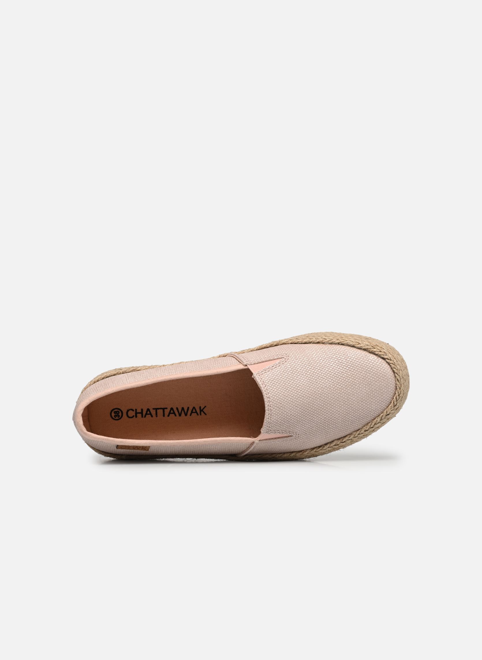 Keil- und Plateau-Espadrilles Freetown damen rosa Chattawak Keil- und Plateau-Espadrilles Freetown damen rosa Rose