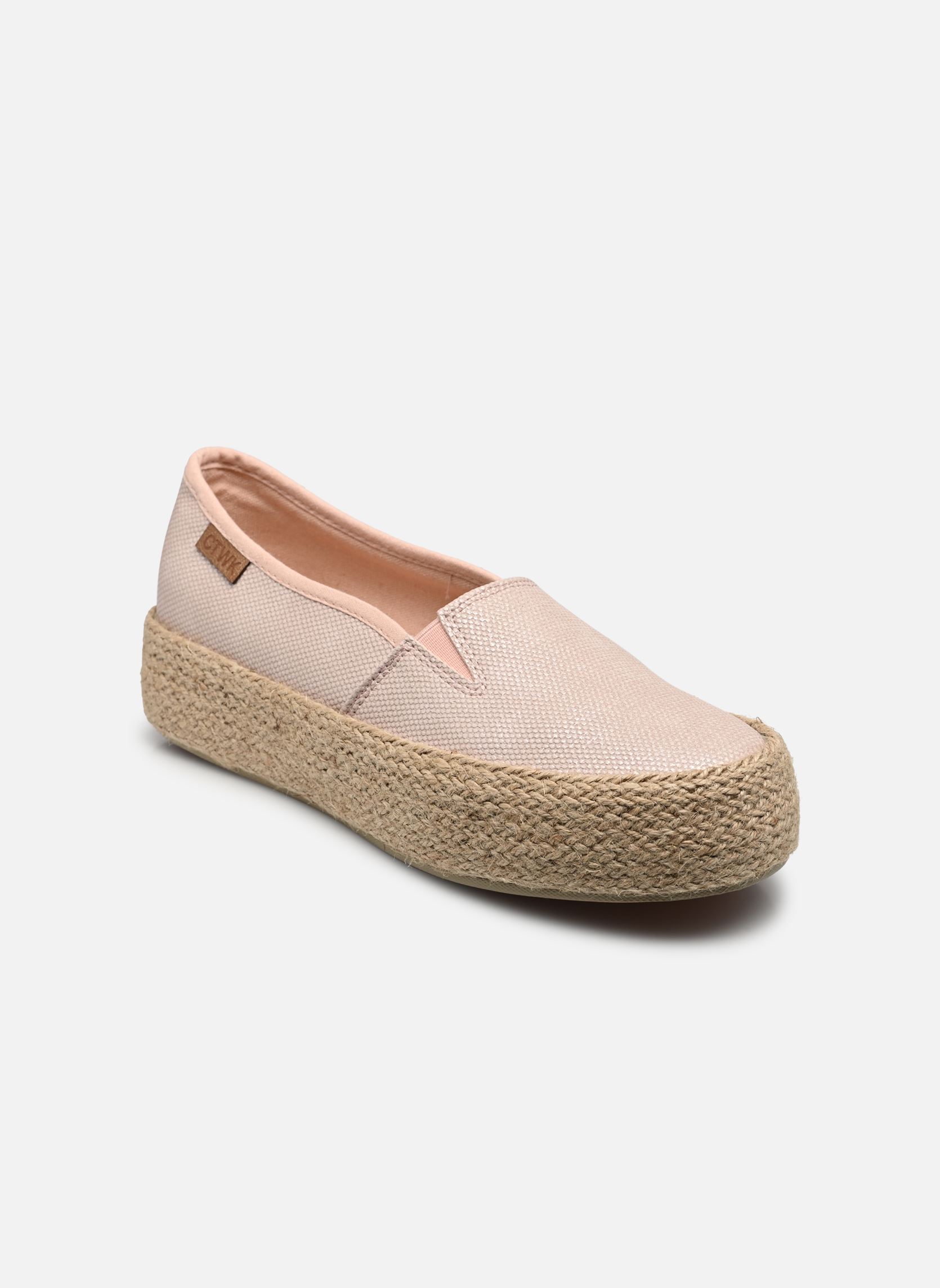 Keil- und Plateau-Espadrilles Freetown damen rosa Chattawak Keil- und Plateau-Espadrilles Freetown damen rosa Rose