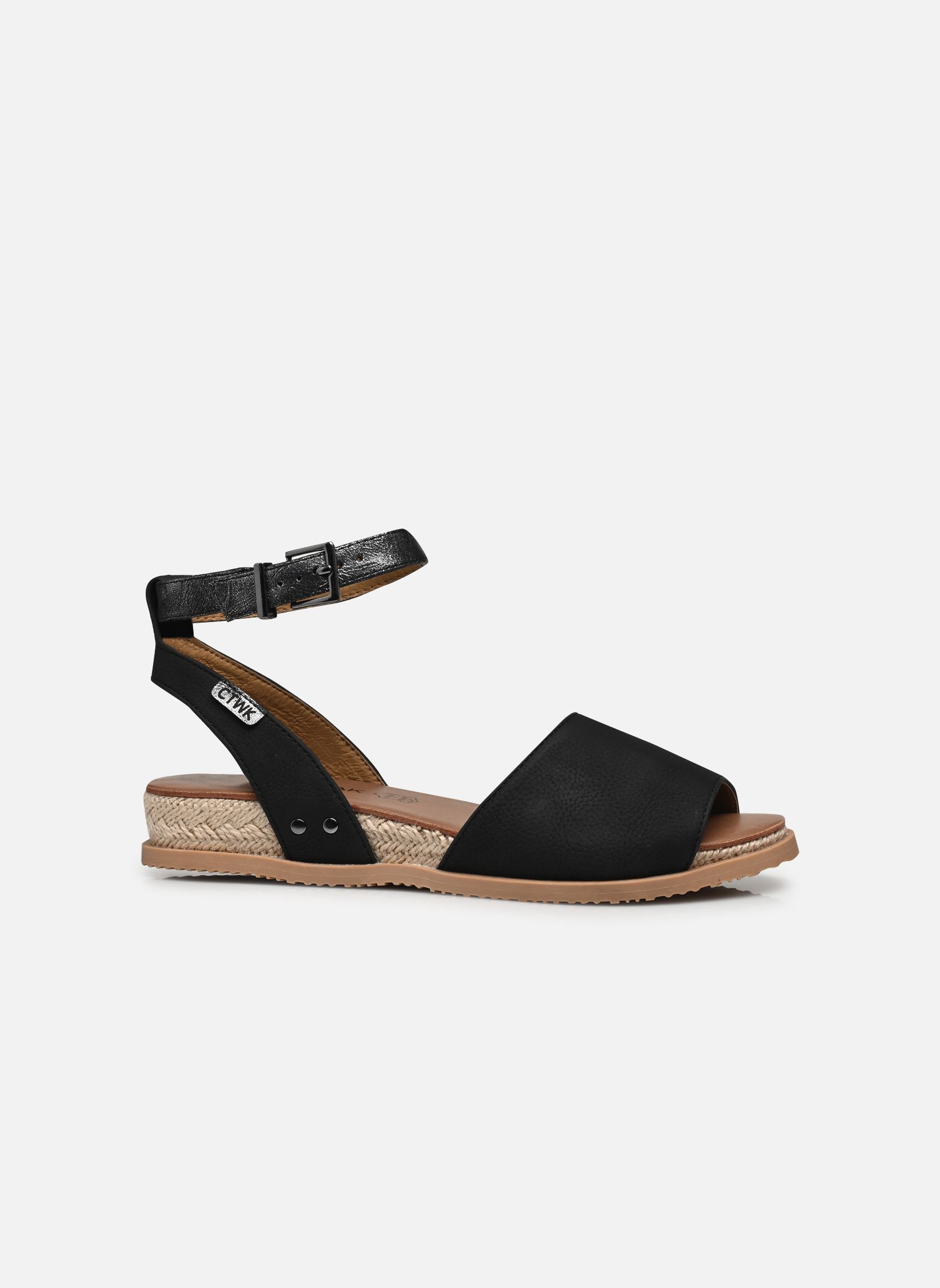 Sandales compensées et plateformes Louisa femme noir Chattawak Sandales compensées et plateformes Louisa femme noir Noir
