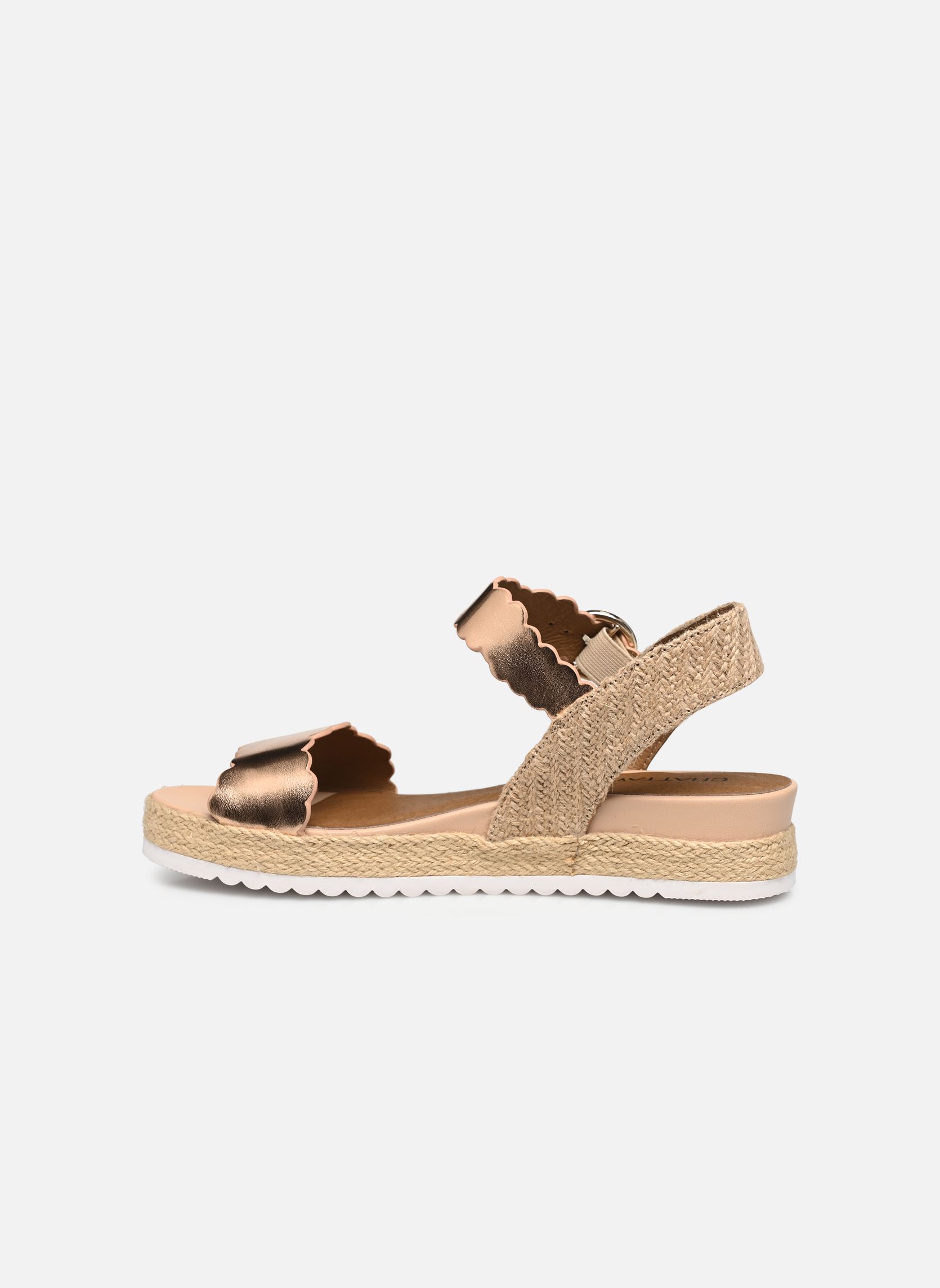 Keil- und Plateausandalen Maka damen rosa Chattawak Keil- und Plateausandalen Maka damen rosa Rose gold