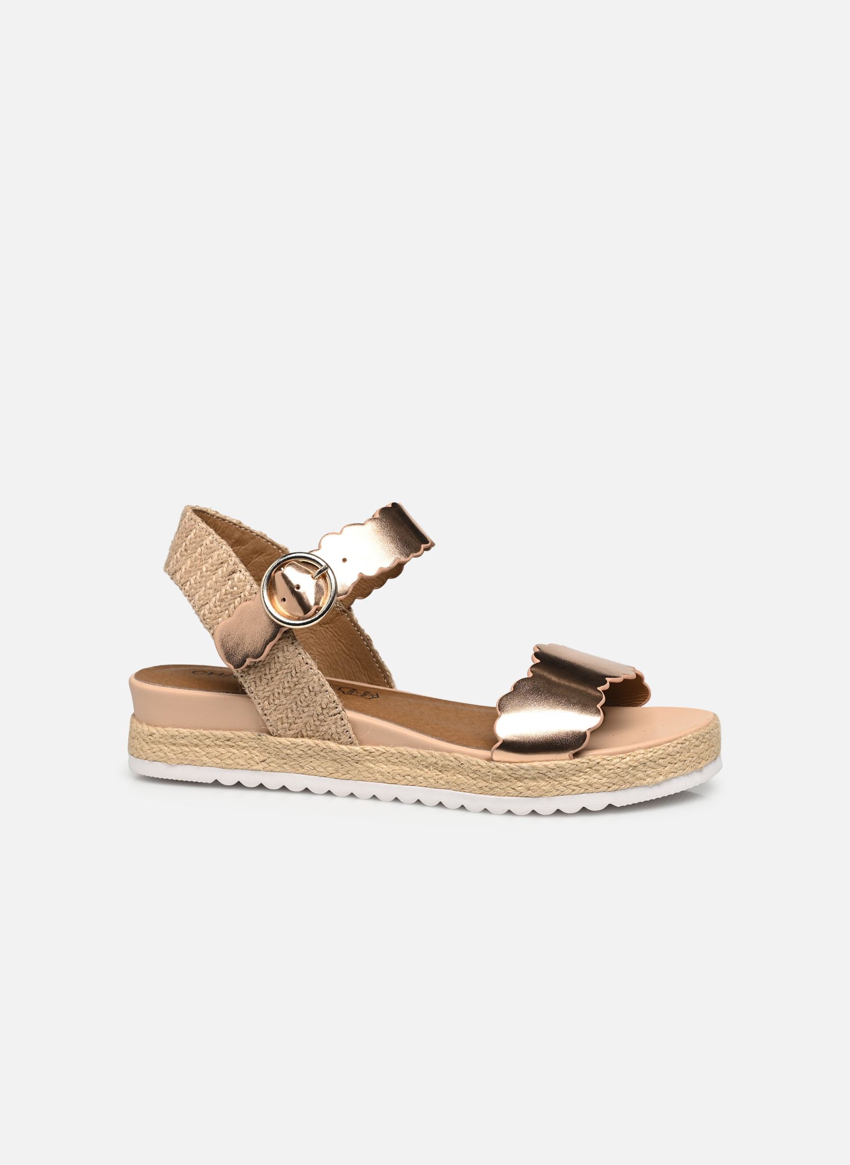 Keil- und Plateausandalen Maka damen rosa Chattawak Keil- und Plateausandalen Maka damen rosa Rose gold