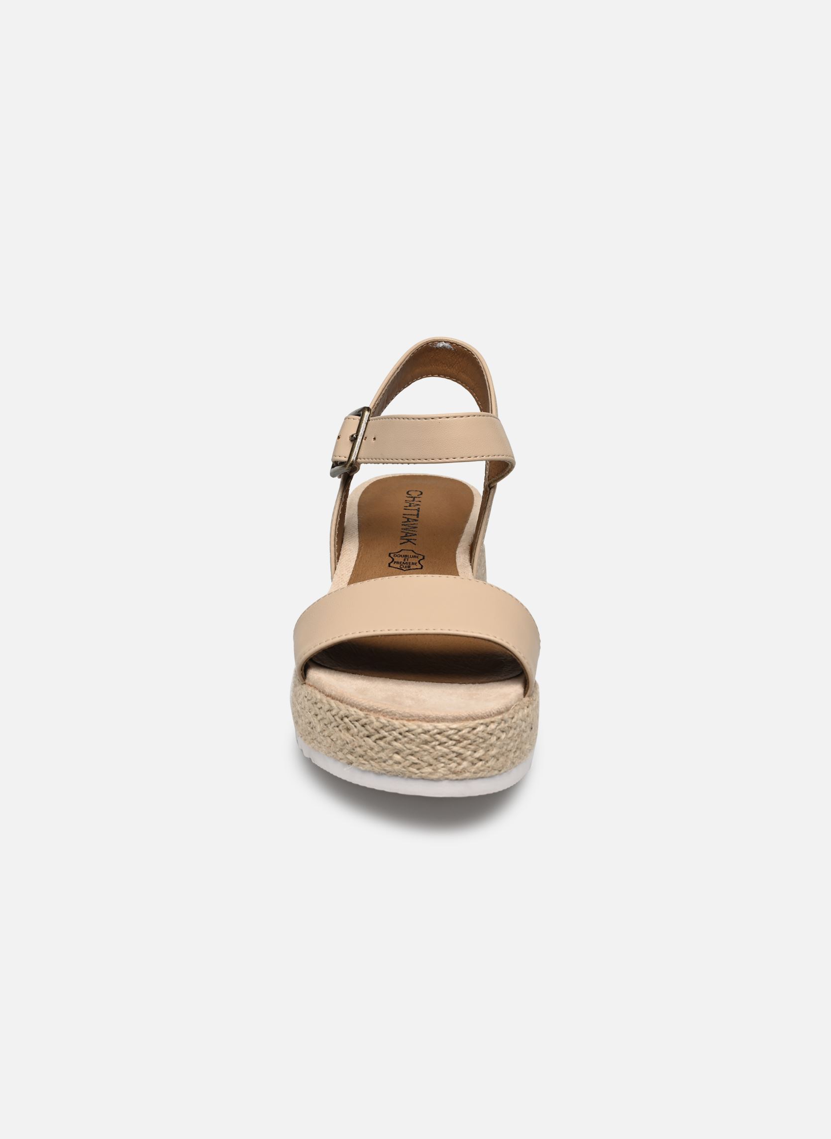 Sandales compensées et plateformes Tambu femme beige Chattawak Sandales compensées et plateformes Tambu femme beige Beige