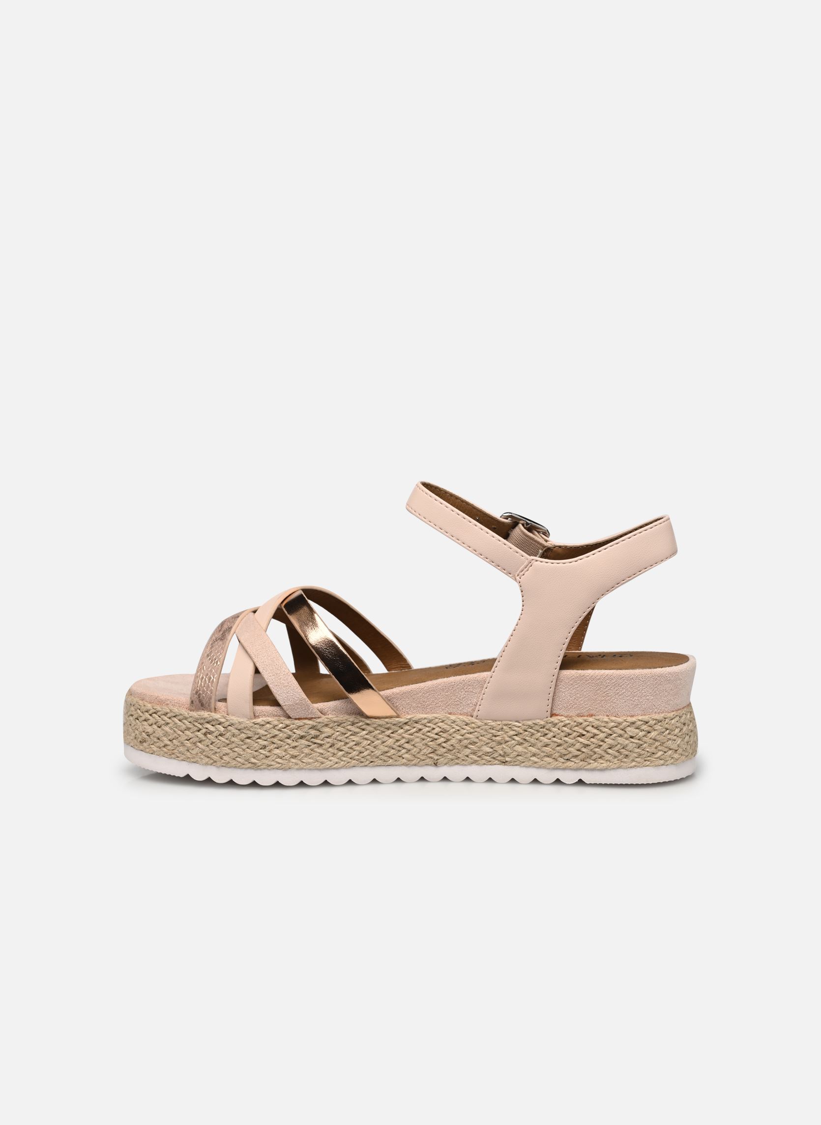 Sandales compensées et plateformes Mifra femme rose Chattawak Sandales compensées et plateformes Mifra femme rose Rose gold