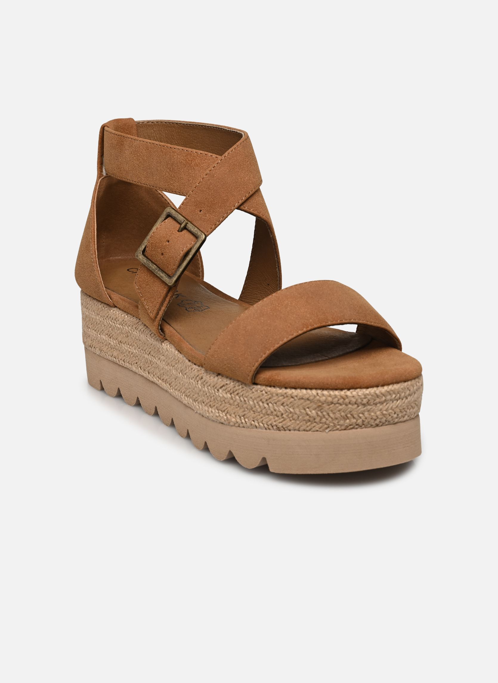 Keil- und Plateausandalen Banja damen braun Chattawak Keil- und Plateausandalen Banja damen braun Camel