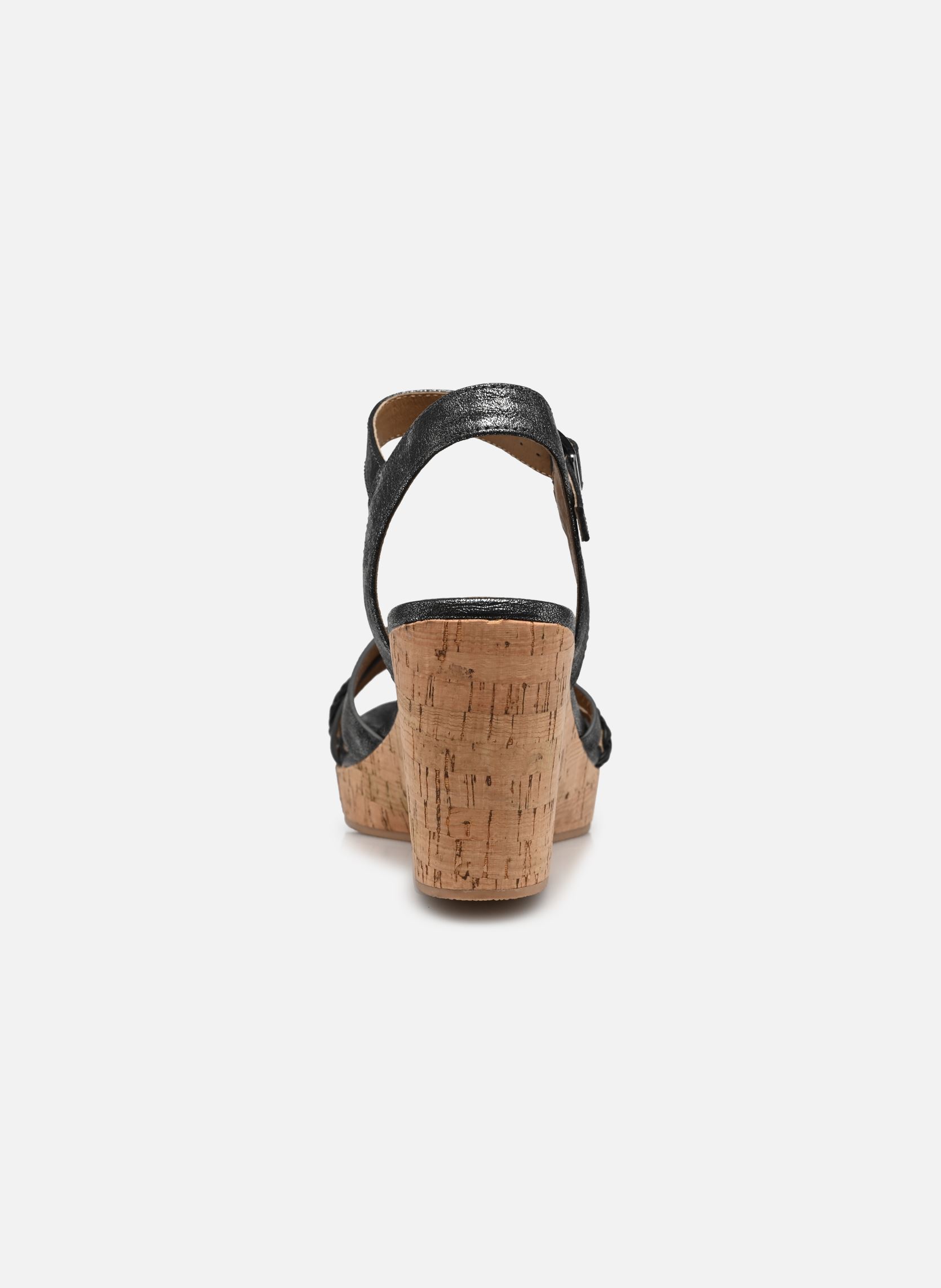 Keil- und Plateausandalen Tang damen schwarz Chattawak Keil- und Plateausandalen Tang damen schwarz Noir
