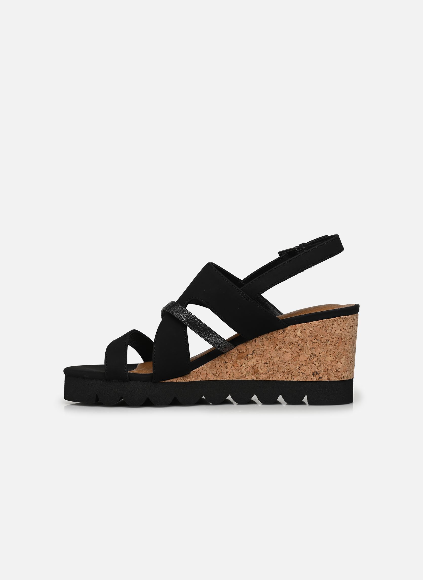 Keil- und Plateausandalen Moka damen schwarz Chattawak Keil- und Plateausandalen Moka damen schwarz Noir