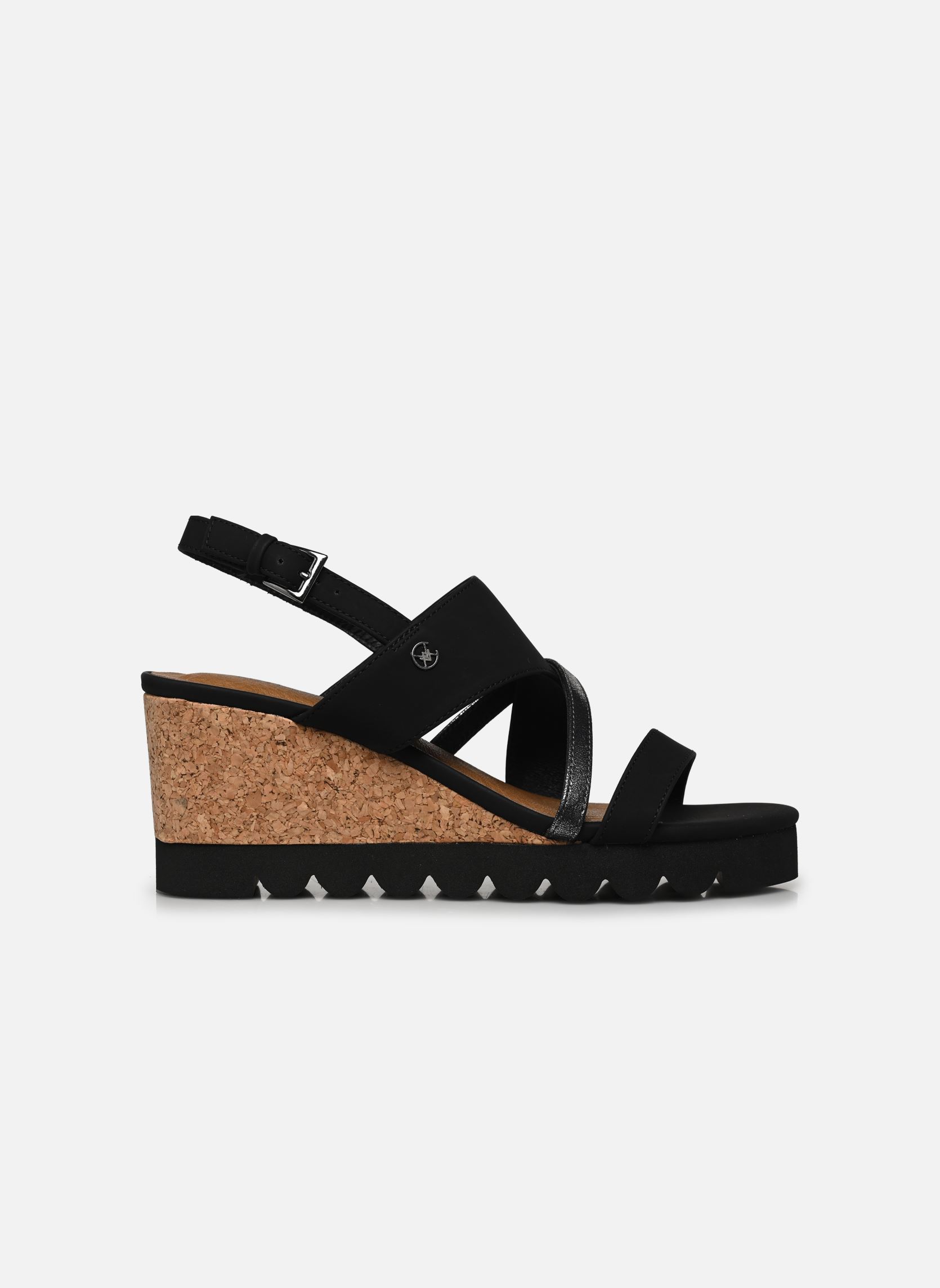 Keil- und Plateausandalen Moka damen schwarz Chattawak Keil- und Plateausandalen Moka damen schwarz Noir