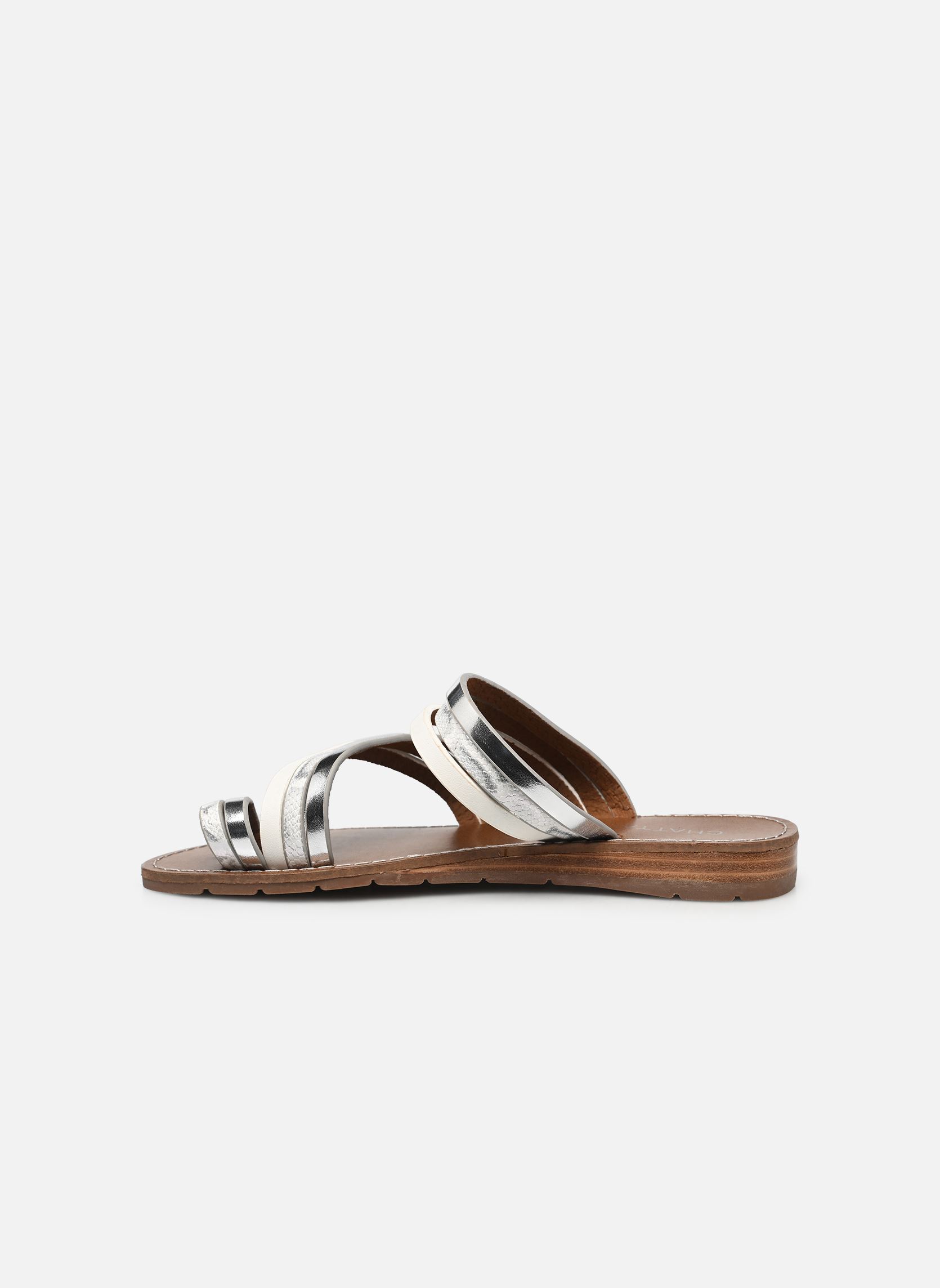 Mule Femme CHATTAWAK 11MAGNOLIAARGENT37 - Couleur Argent, Semelle Intérieure Cuir, Passe-pouce Pour Maintien