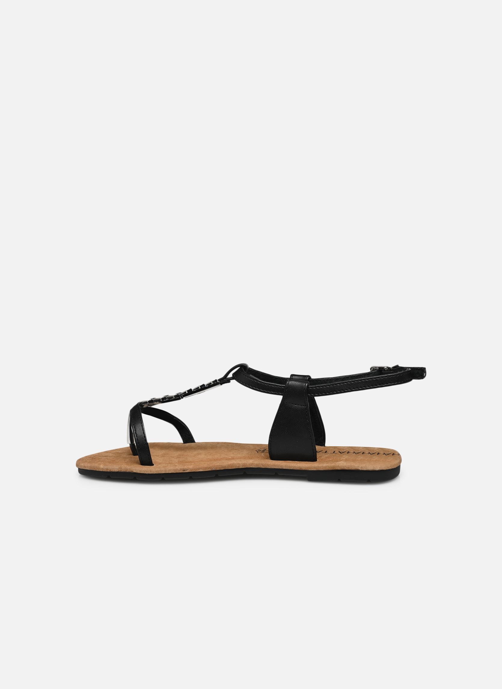 Flache Sandalen Rama damen schwarz Chattawak Flache Sandalen Rama damen schwarz Noir