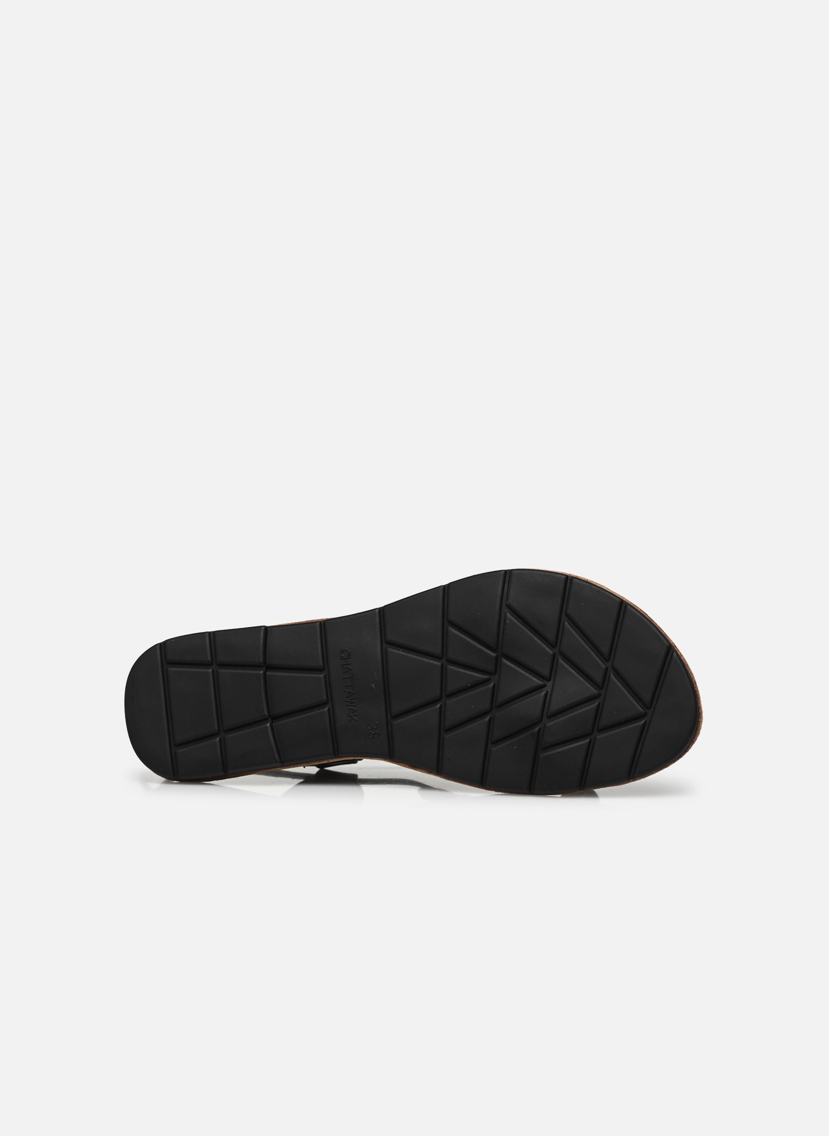 Flache Sandalen Rama damen schwarz Chattawak Flache Sandalen Rama damen schwarz Noir