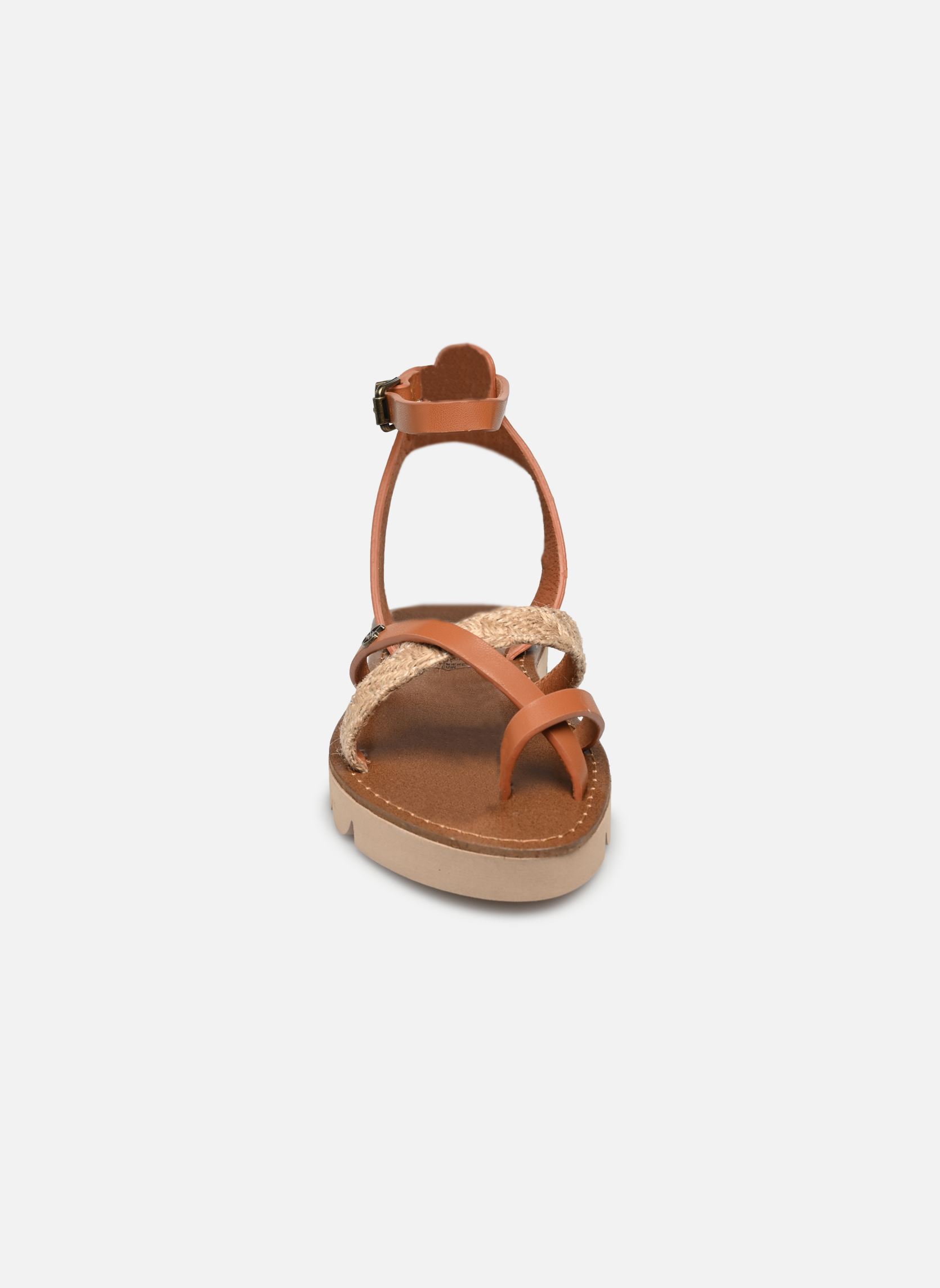 Flache Sandalen Leia damen braun Chattawak Flache Sandalen Leia damen braun Camel