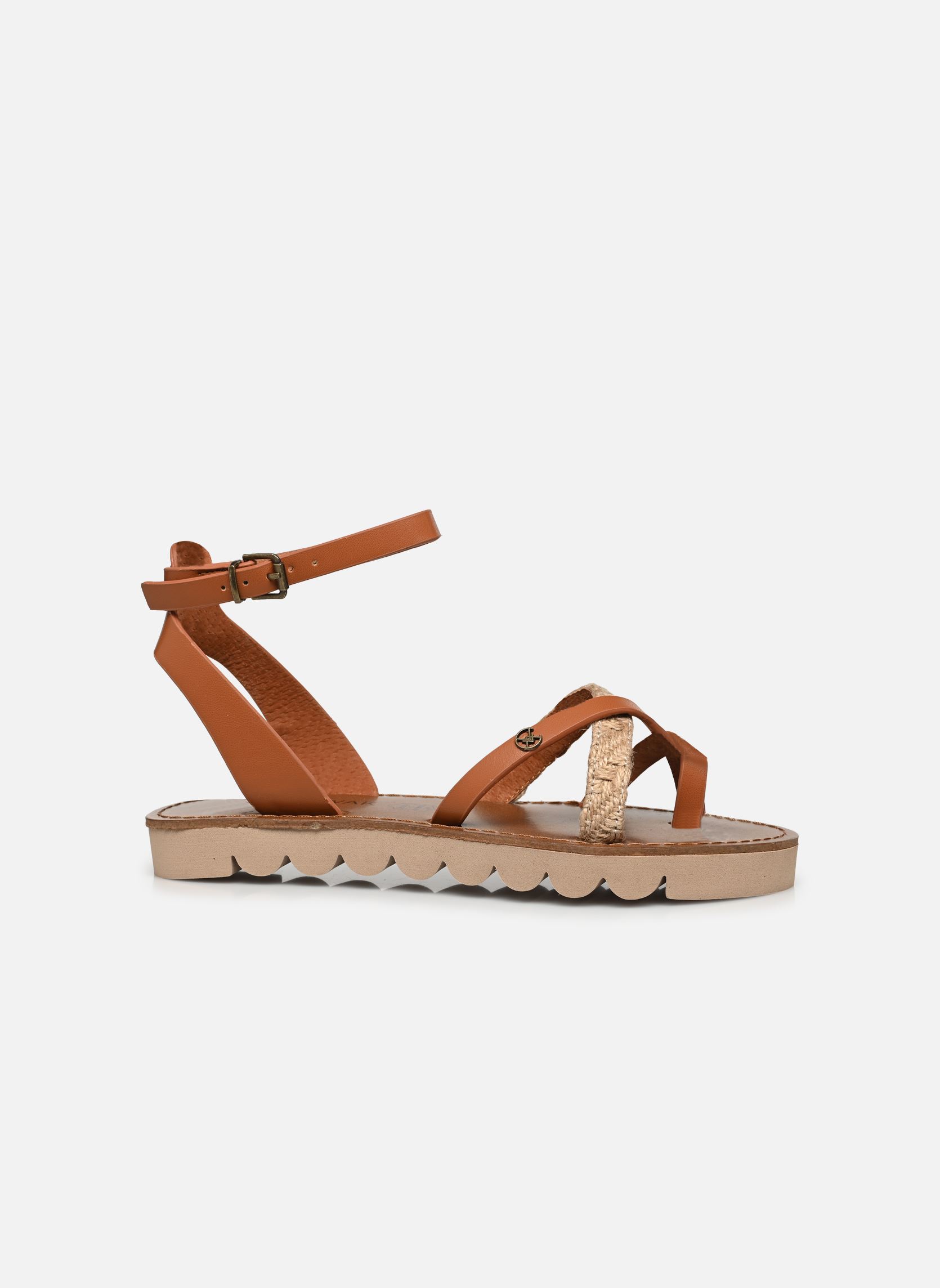 Flache Sandalen Leia damen braun Chattawak Flache Sandalen Leia damen braun Camel